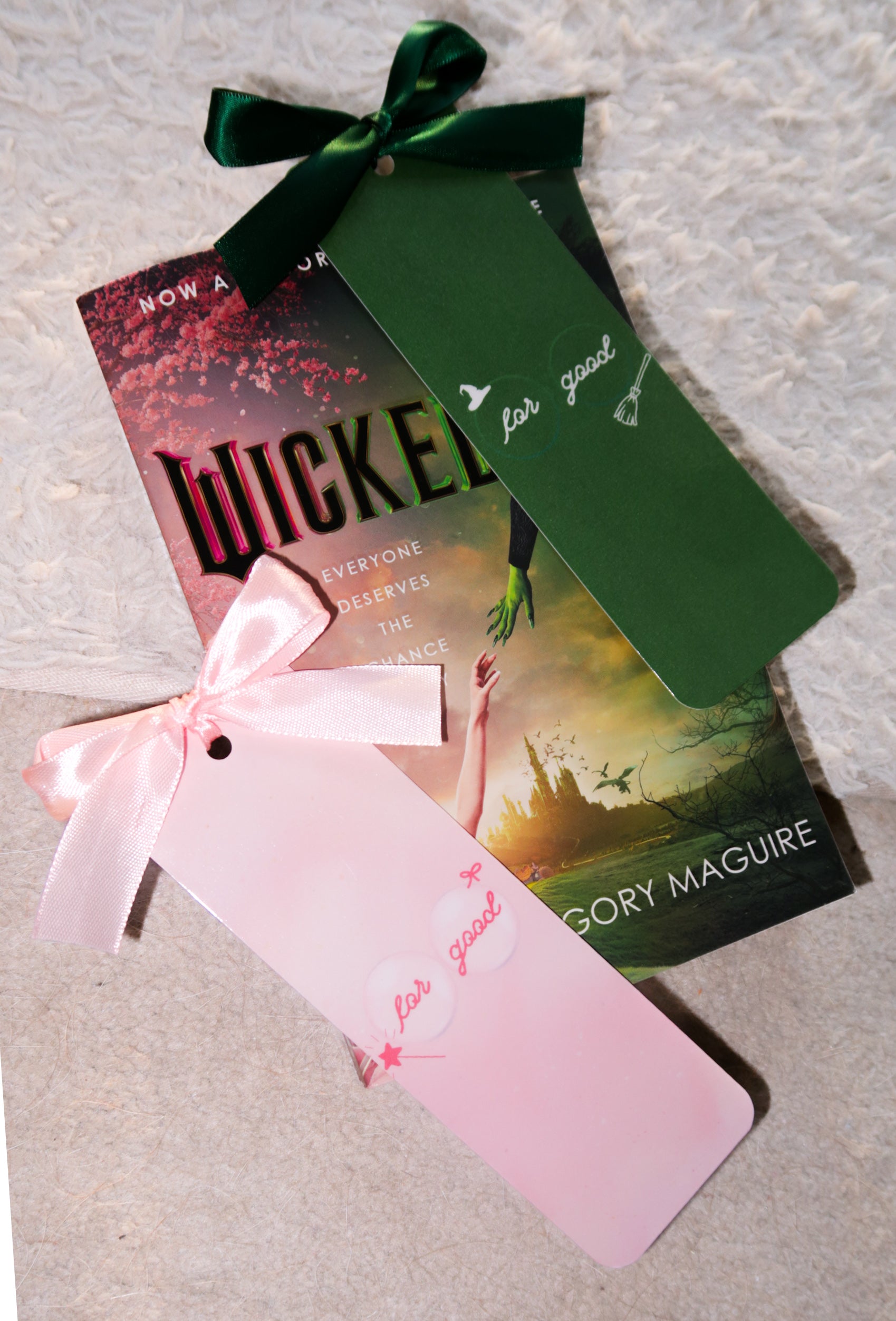 Wicked for good bookmarks (Set of 2)