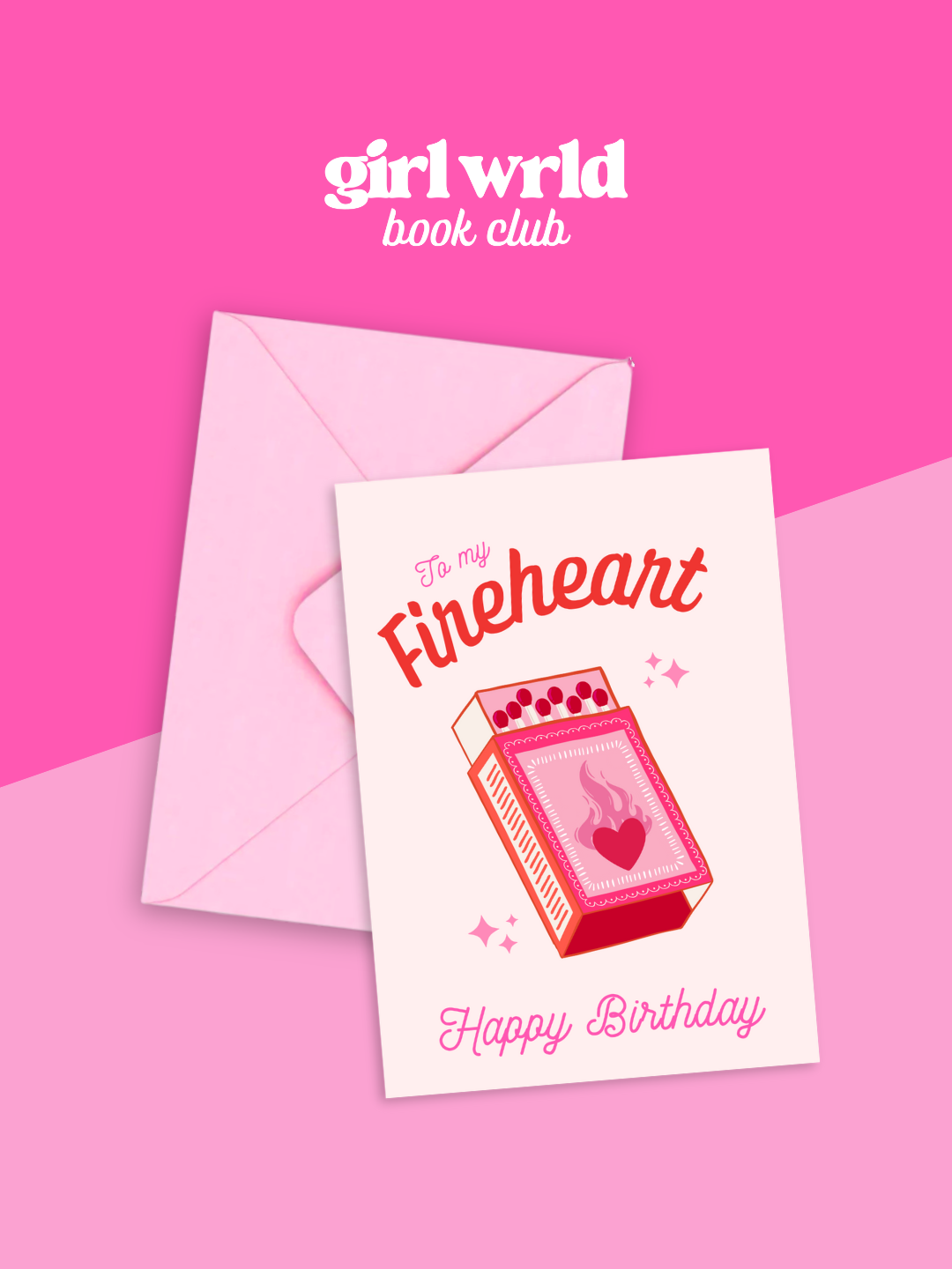 Fireheart Throne of Glass Greeting Card