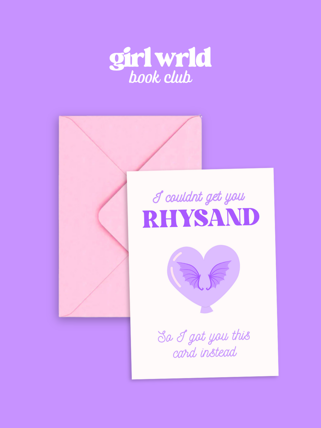 Rhysand ACOTAR Greeting Card