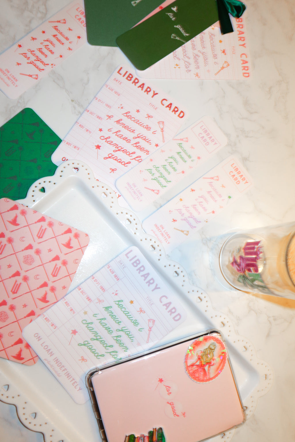 Wicked for good library bookmark