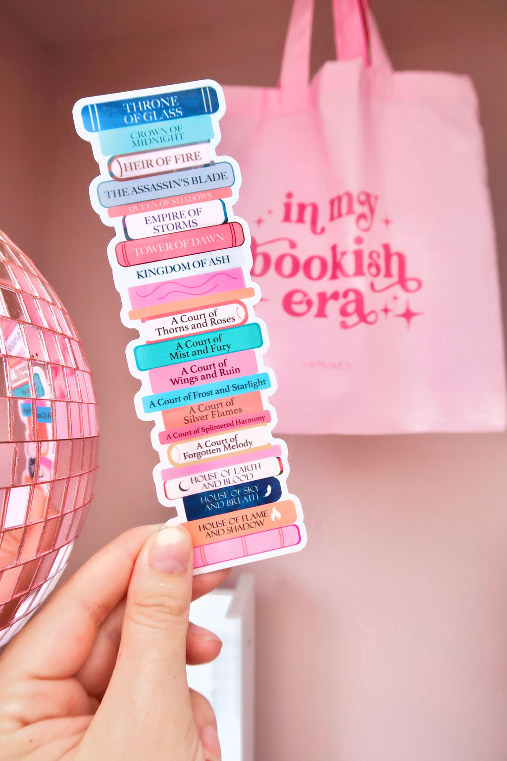 Sarah J Maas Fan Handmade Bookmark