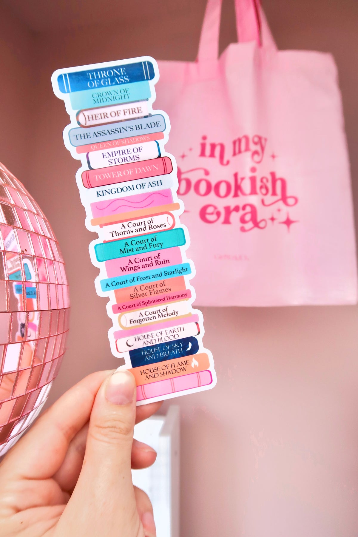 Sarah J Maas Fan Handmade Bookmark