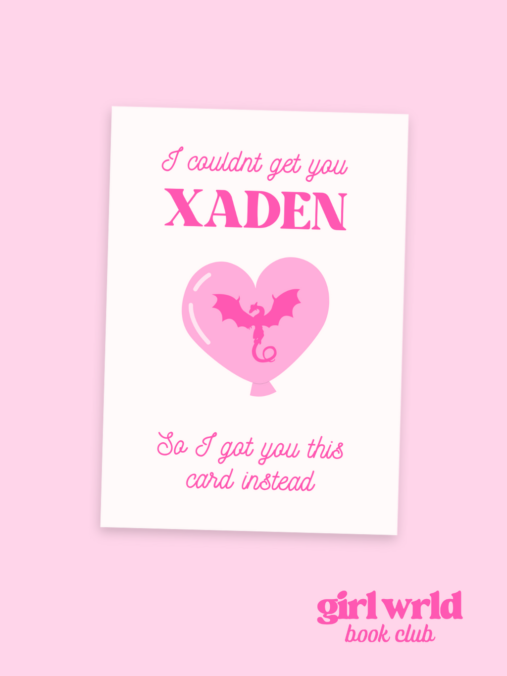 I couldn't get you Xaden Greeting Card