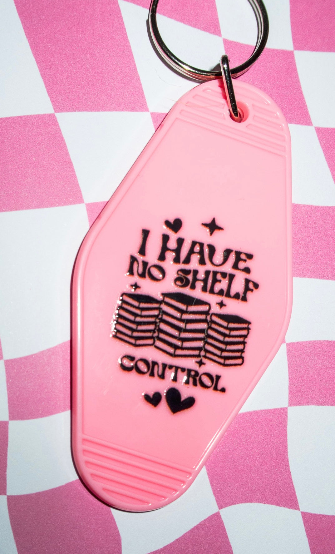 I have No Shelf Control keychain