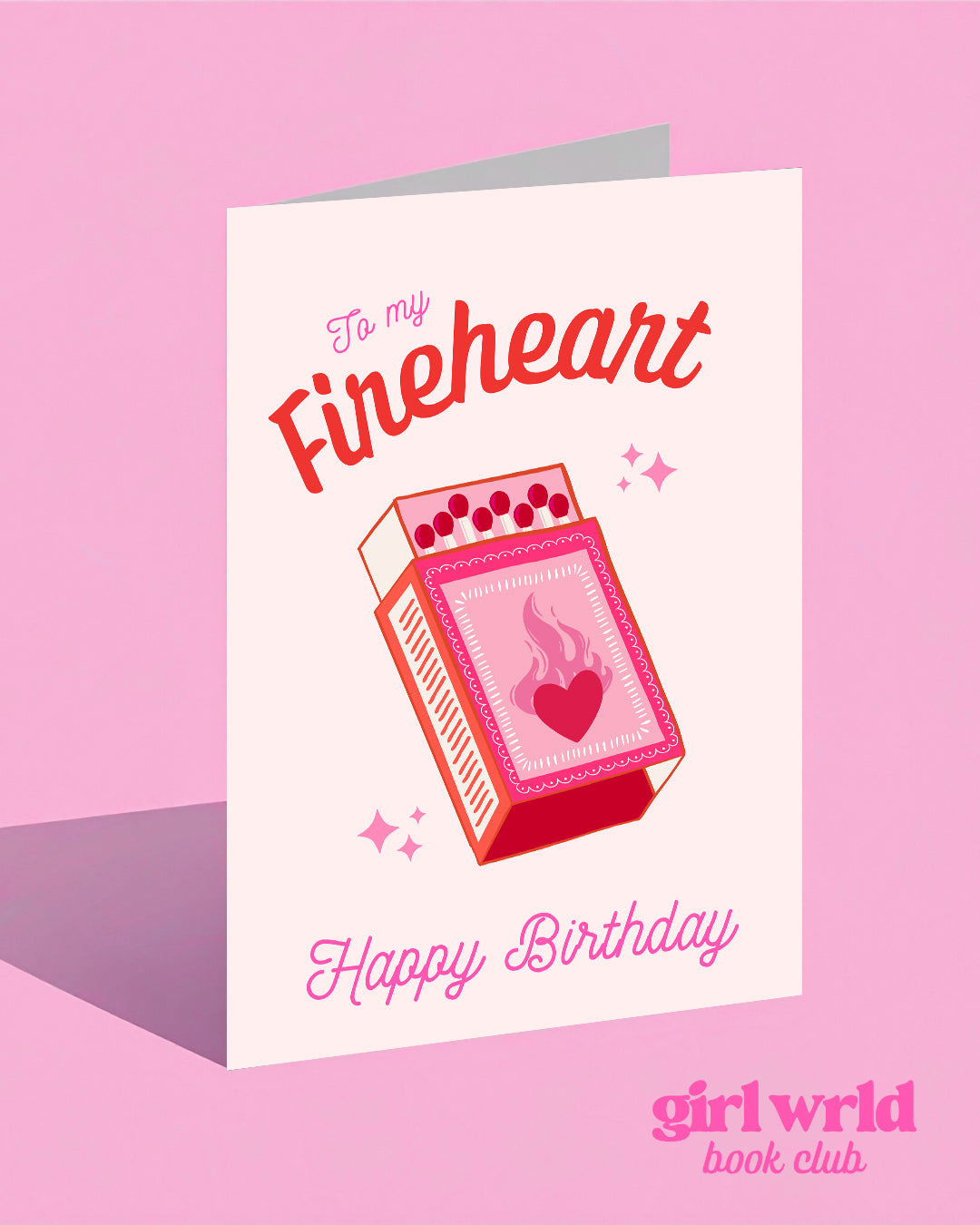 Fireheart Throne of Glass Greeting Card
