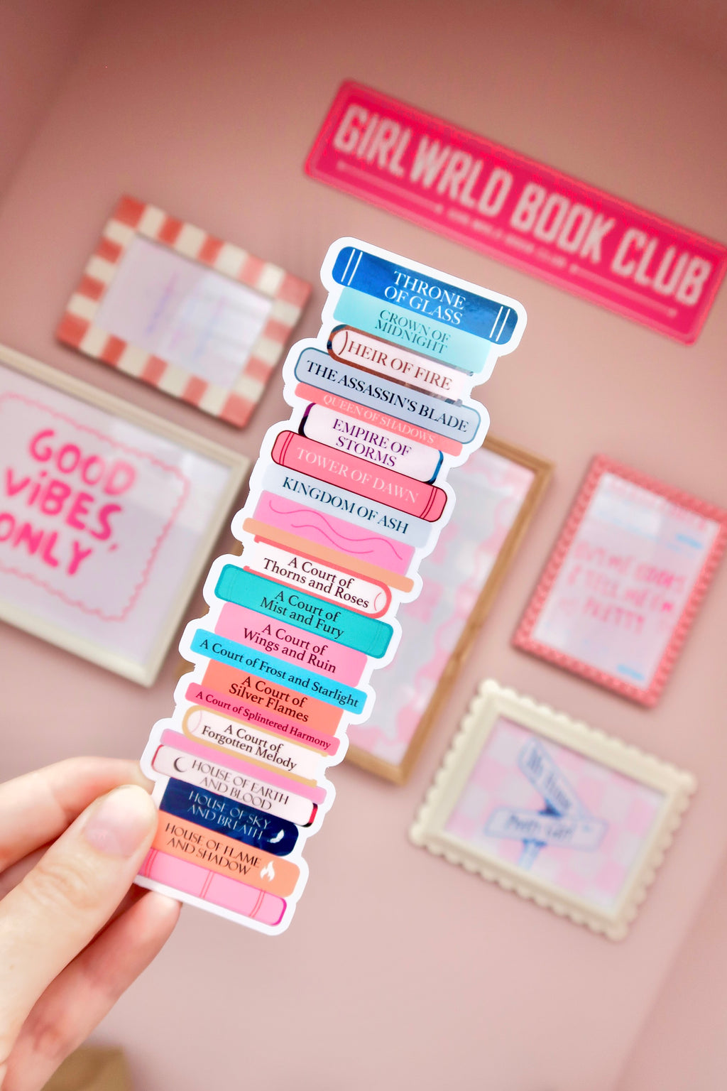 Sarah J Maas Fan Handmade Bookmark