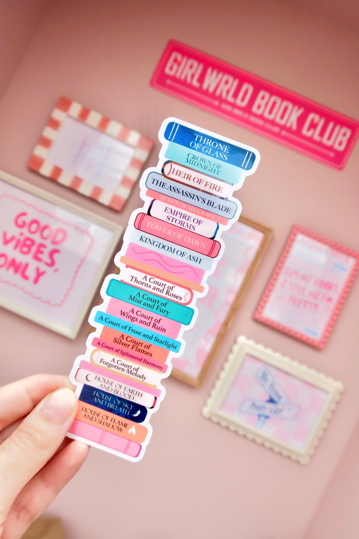 Sarah J Maas Fan Handmade Bookmark