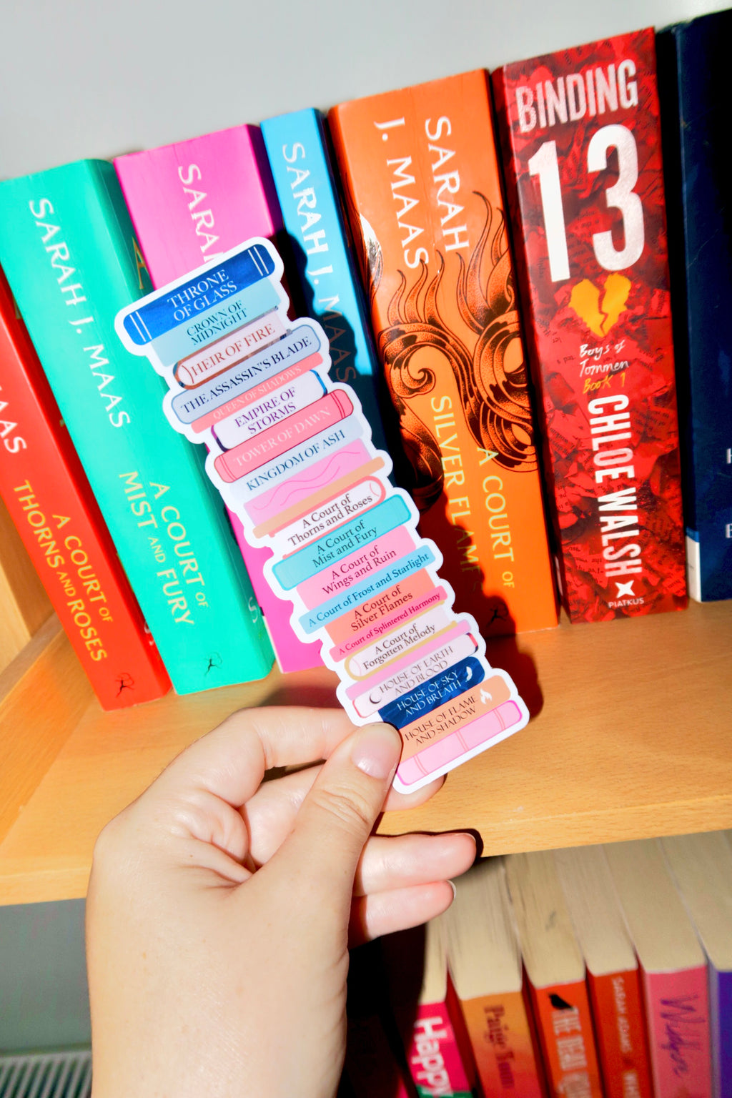 Sarah J Maas Fan Handmade Bookmark