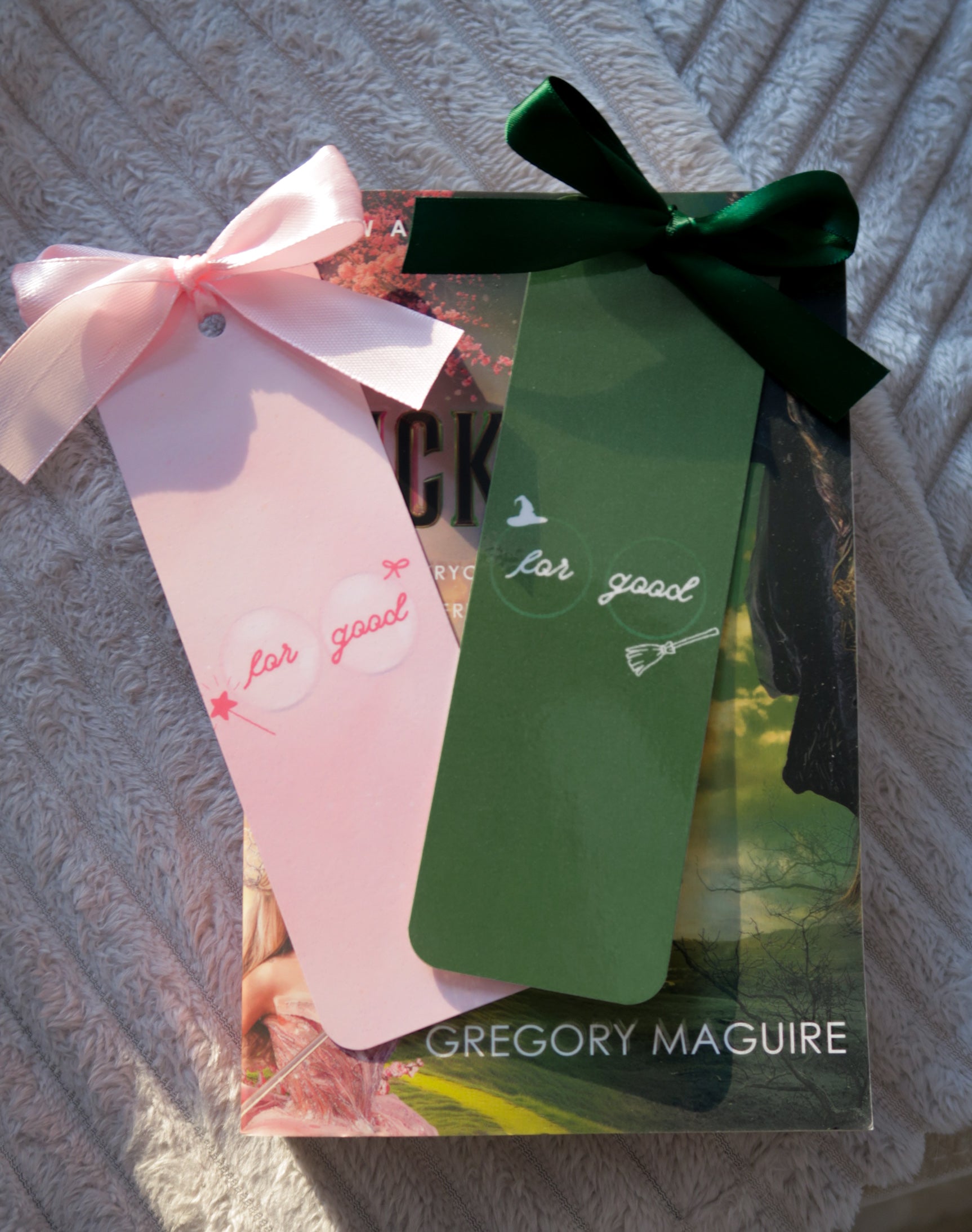 Wicked for good bookmarks (Set of 2)