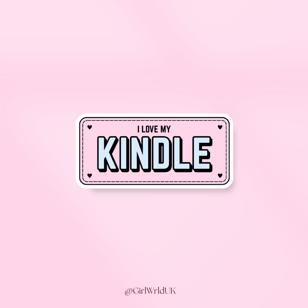 I Love my Kindle Bumper Sticker