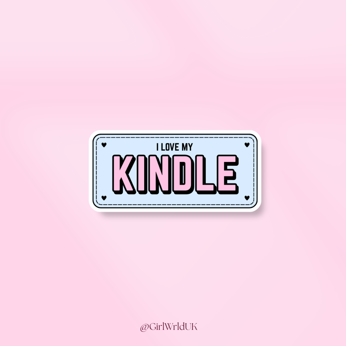 I Love my Kindle Bumper Sticker