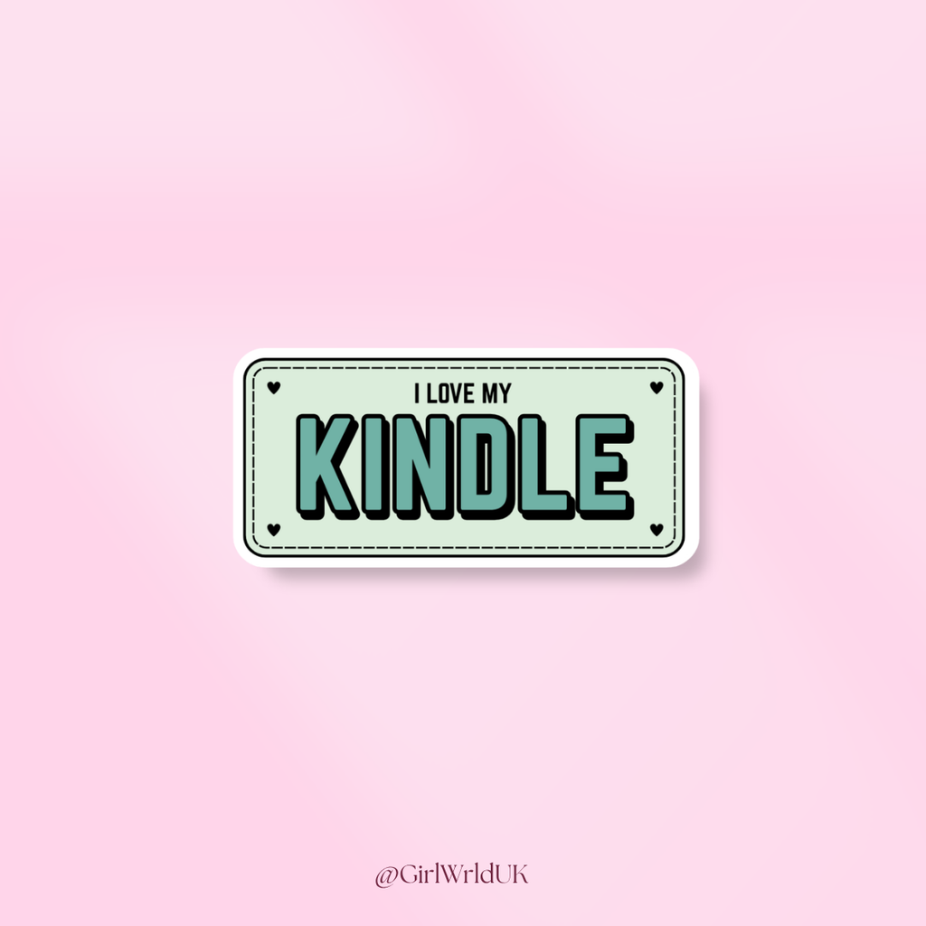 I Love my Kindle Bumper Sticker