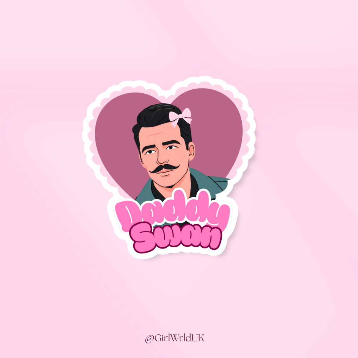 Daddy Swan Twilight Sticker