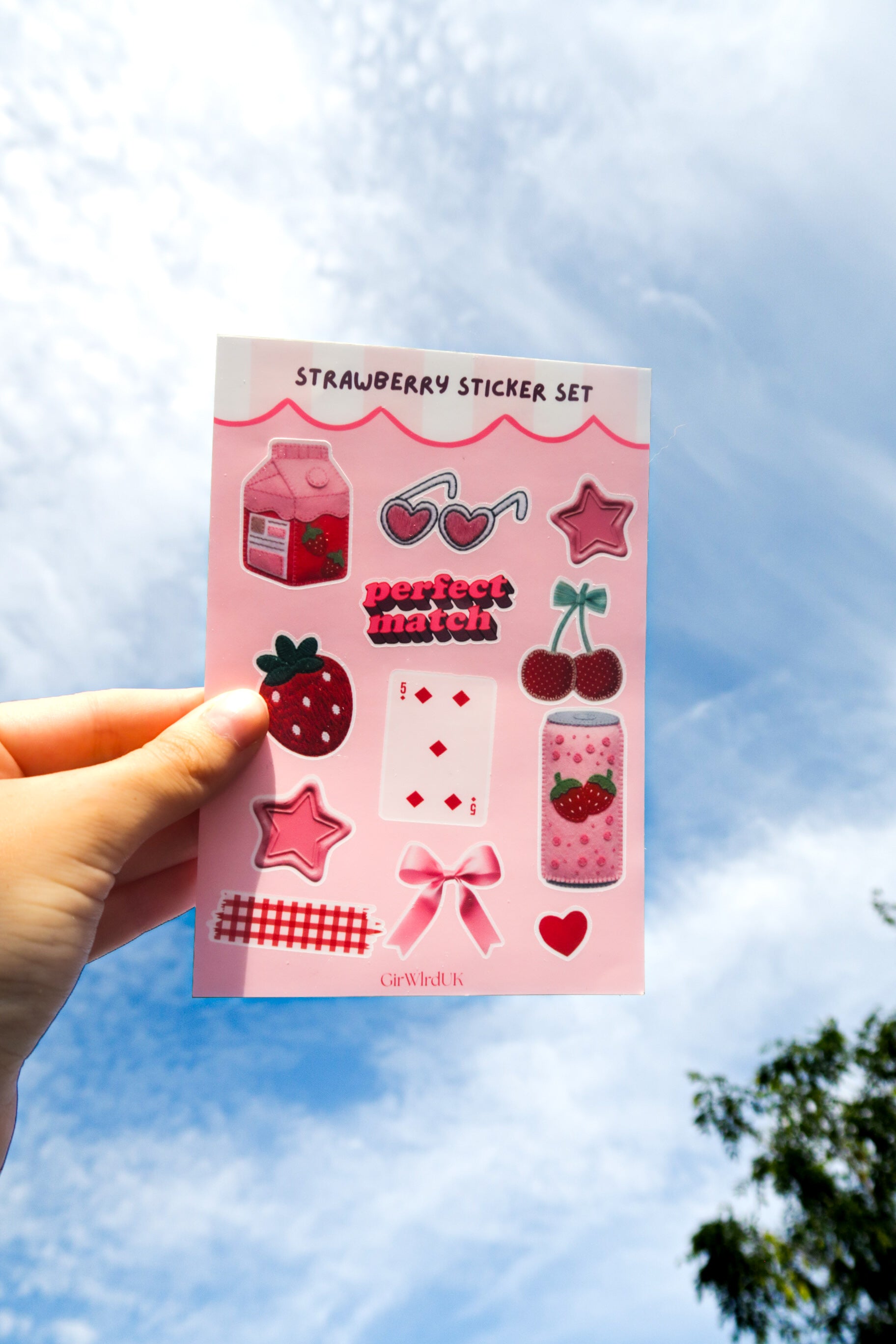 Strawberry Sticker Set