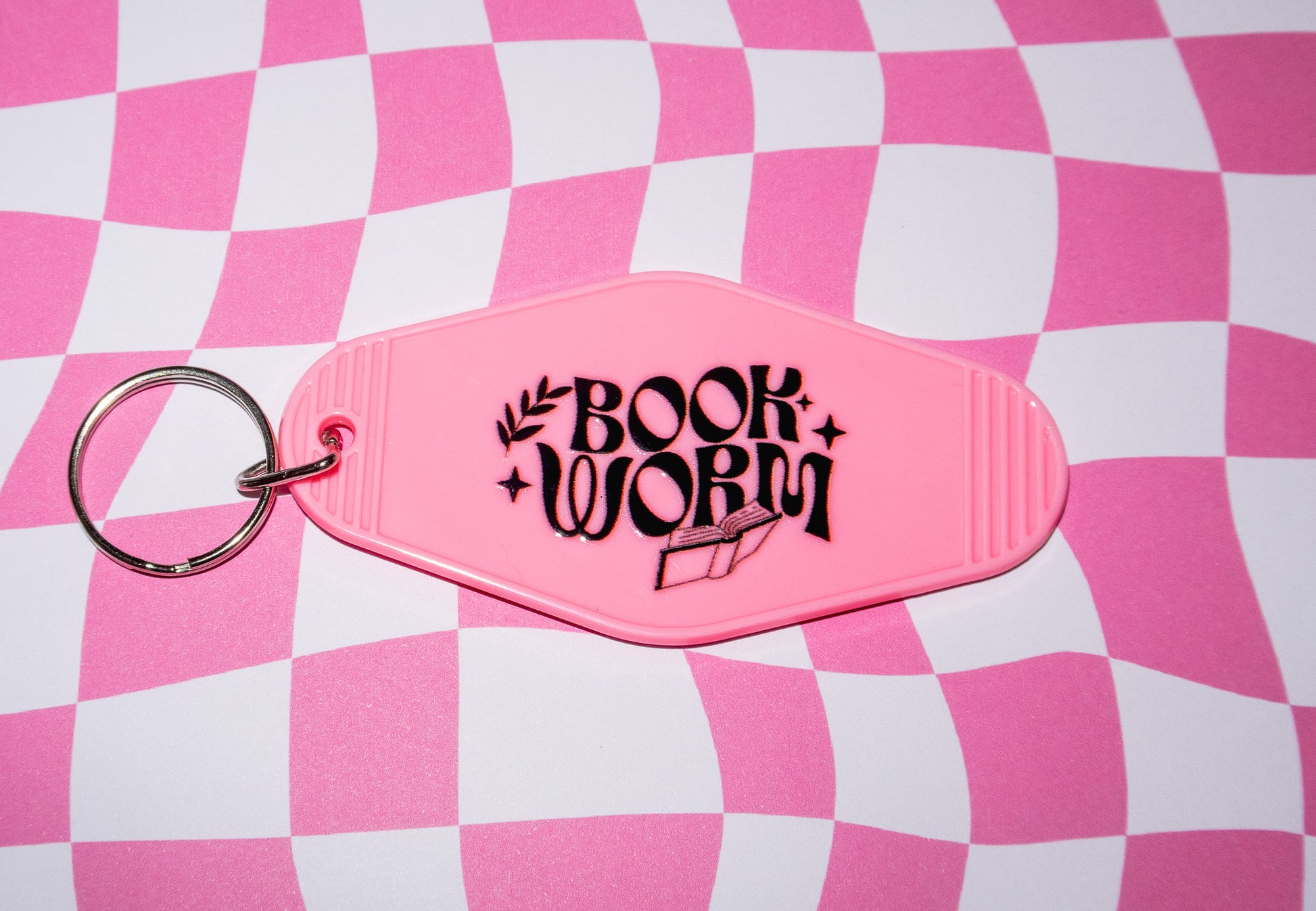 Bookworm keychain