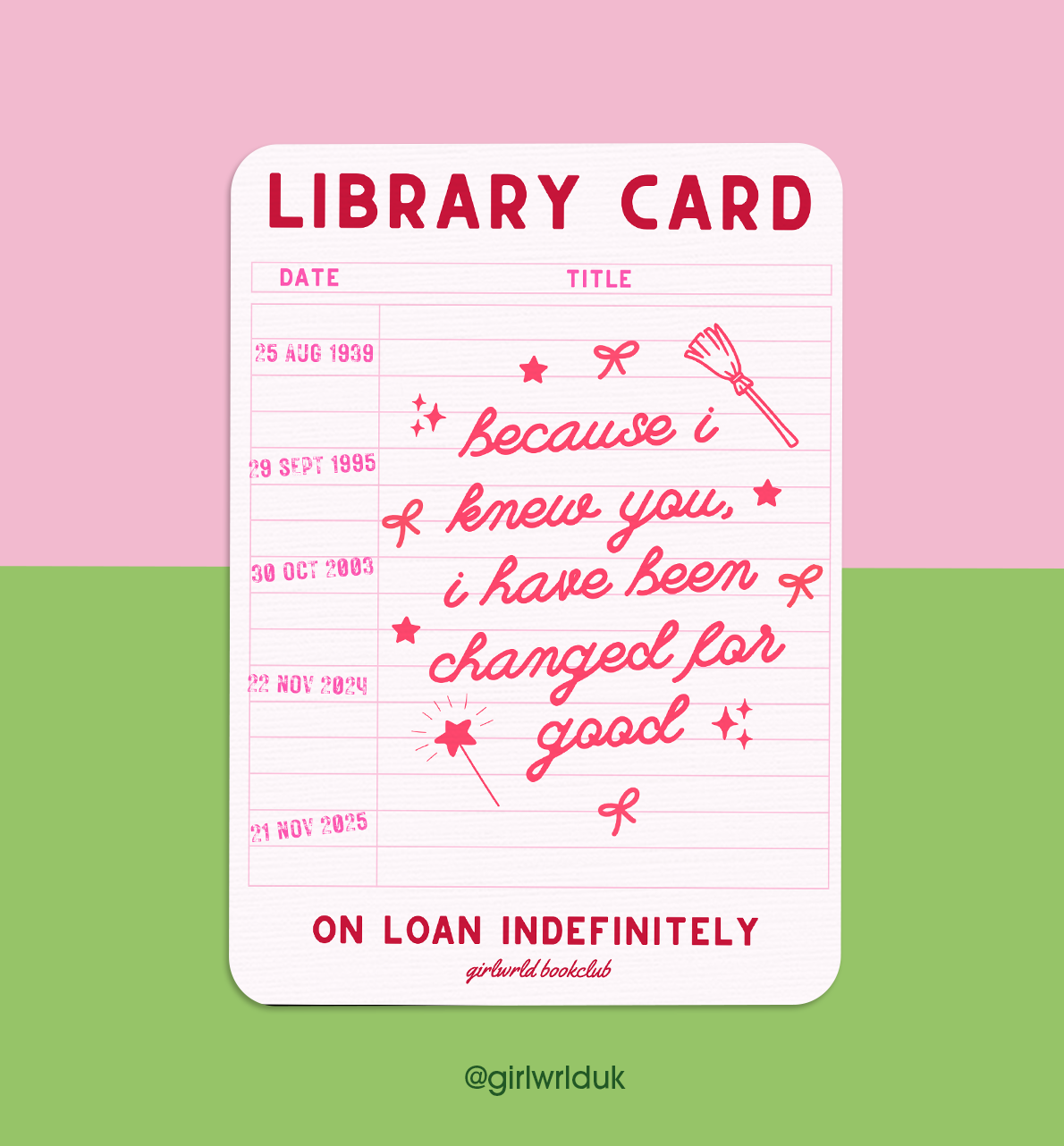 Wicked Kindle Inserts