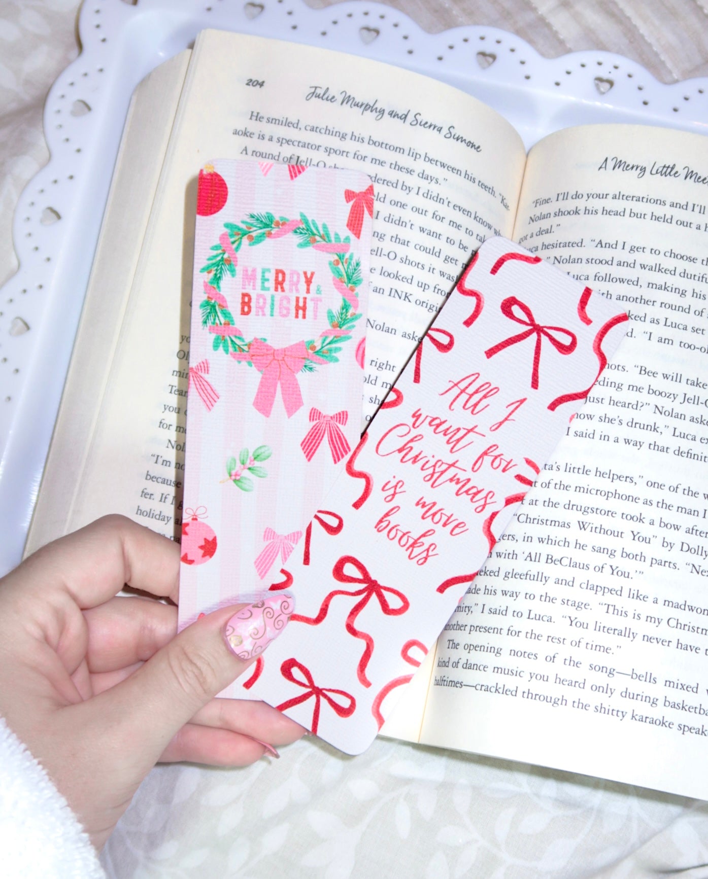 Exclusive Christmas bookmarks