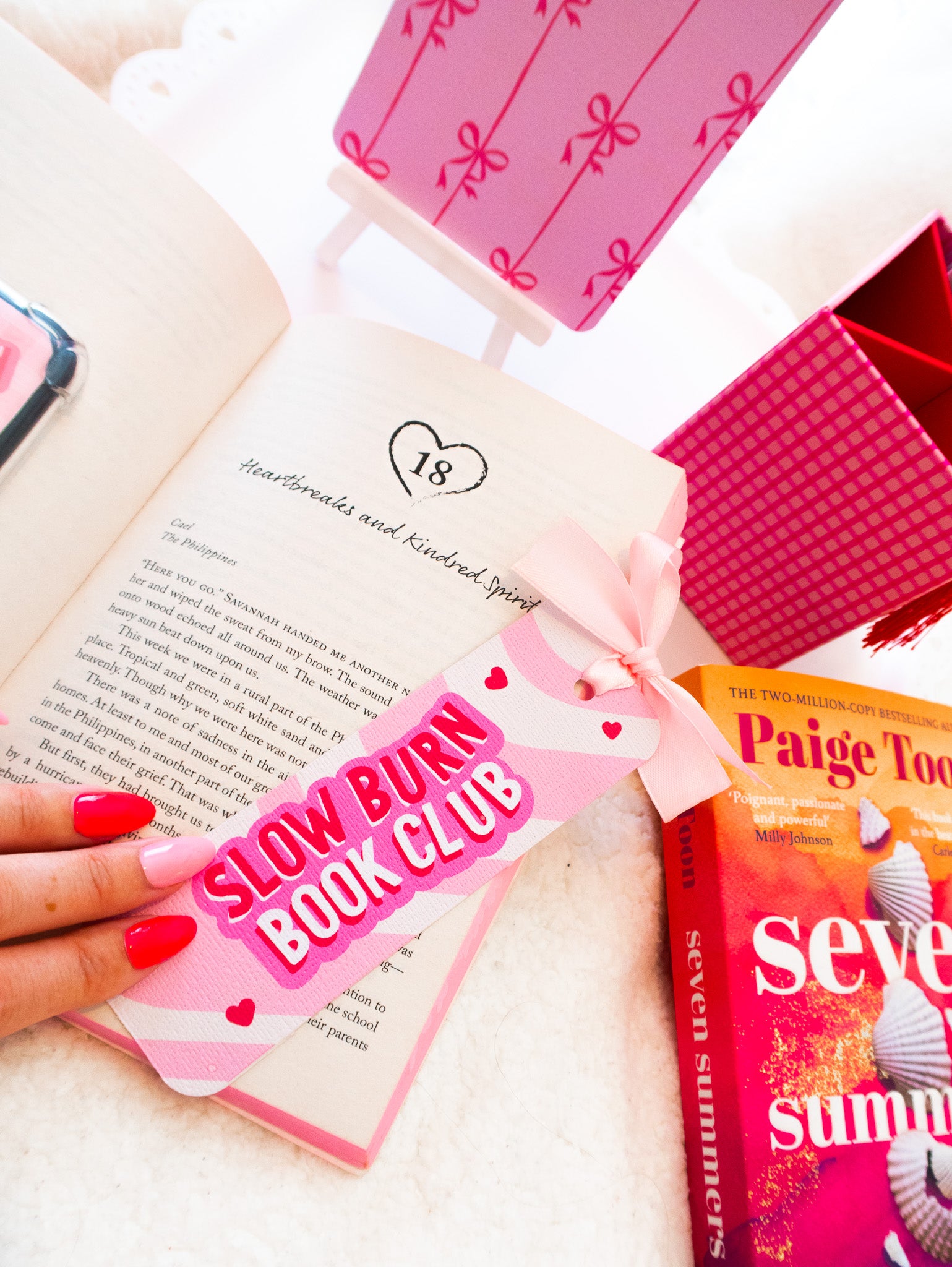 Slow Burn Book Club Bookmark