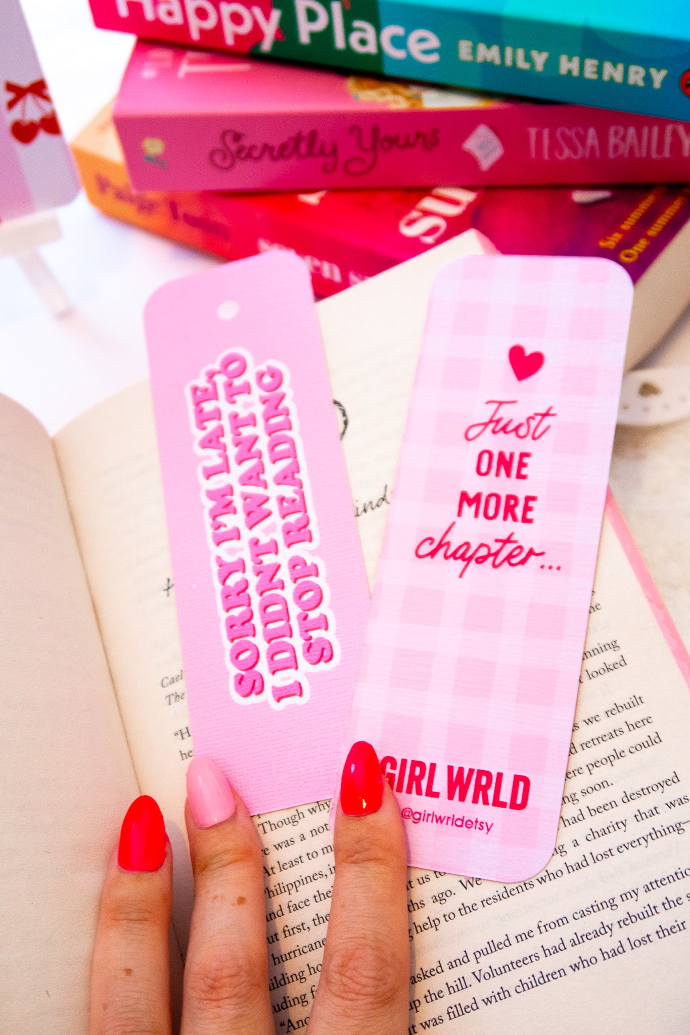 Sorry I'm Late Bookmark