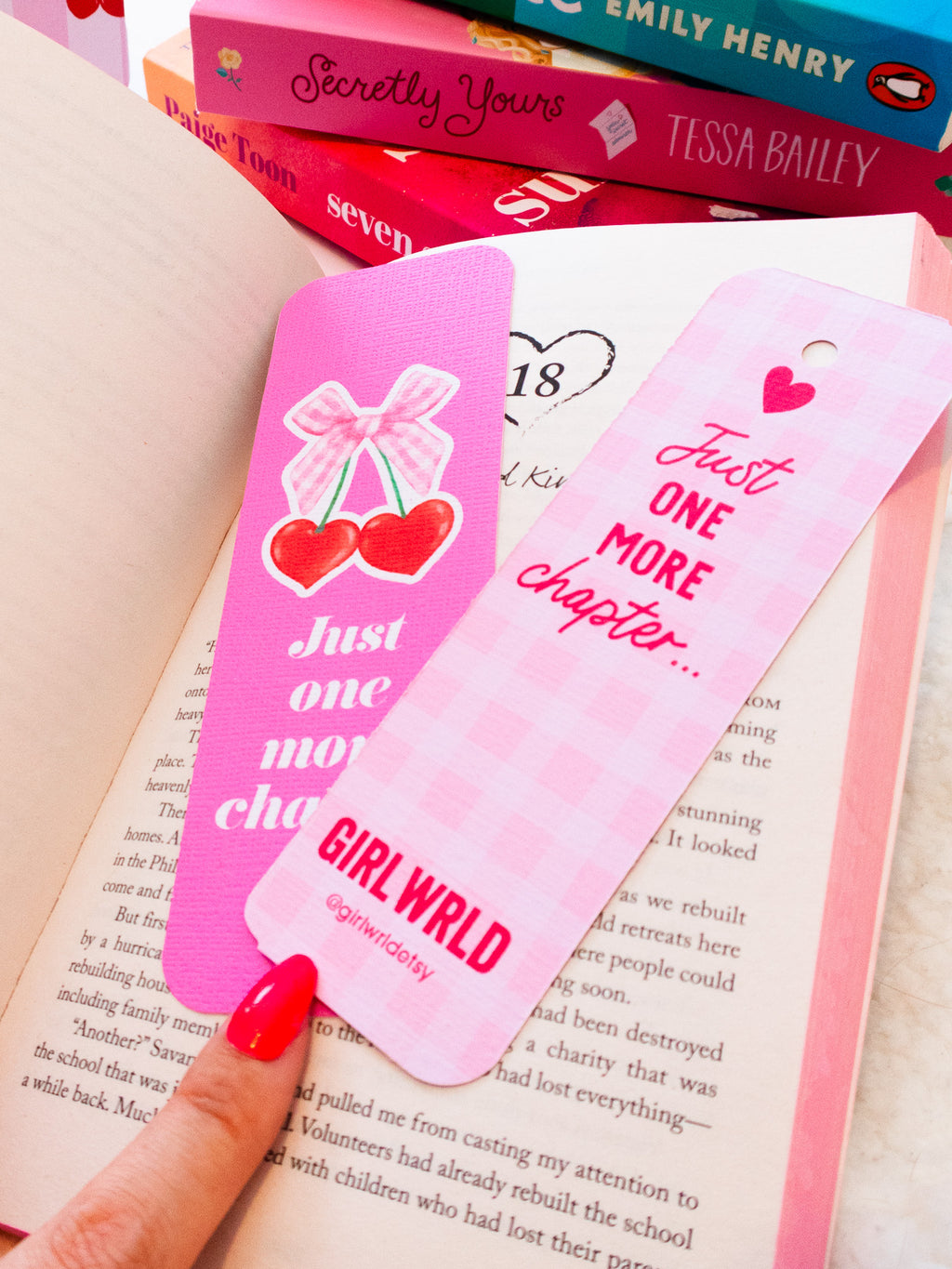 Just One More Chapter Bookmark