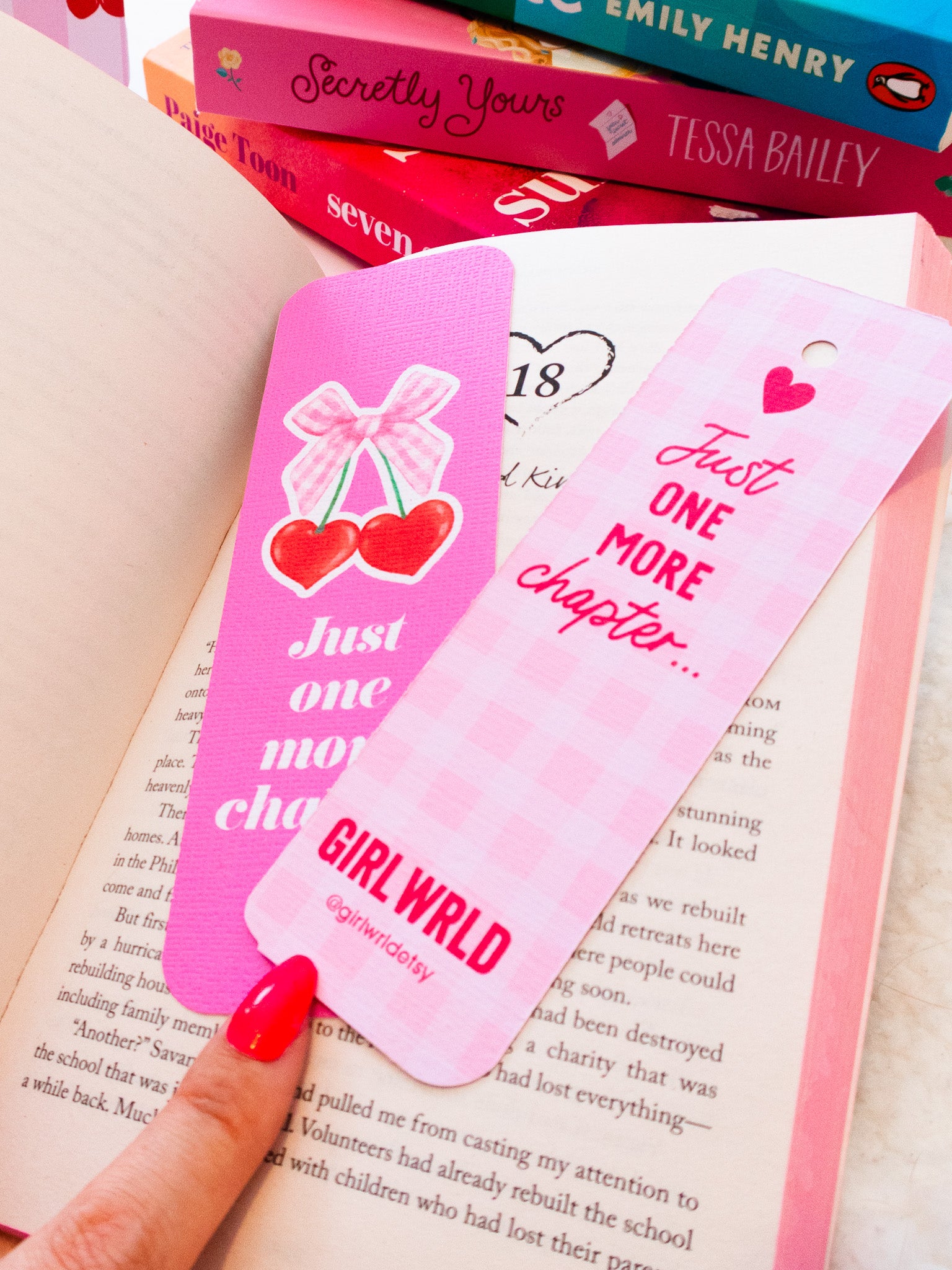 Just One More Chapter Bookmark