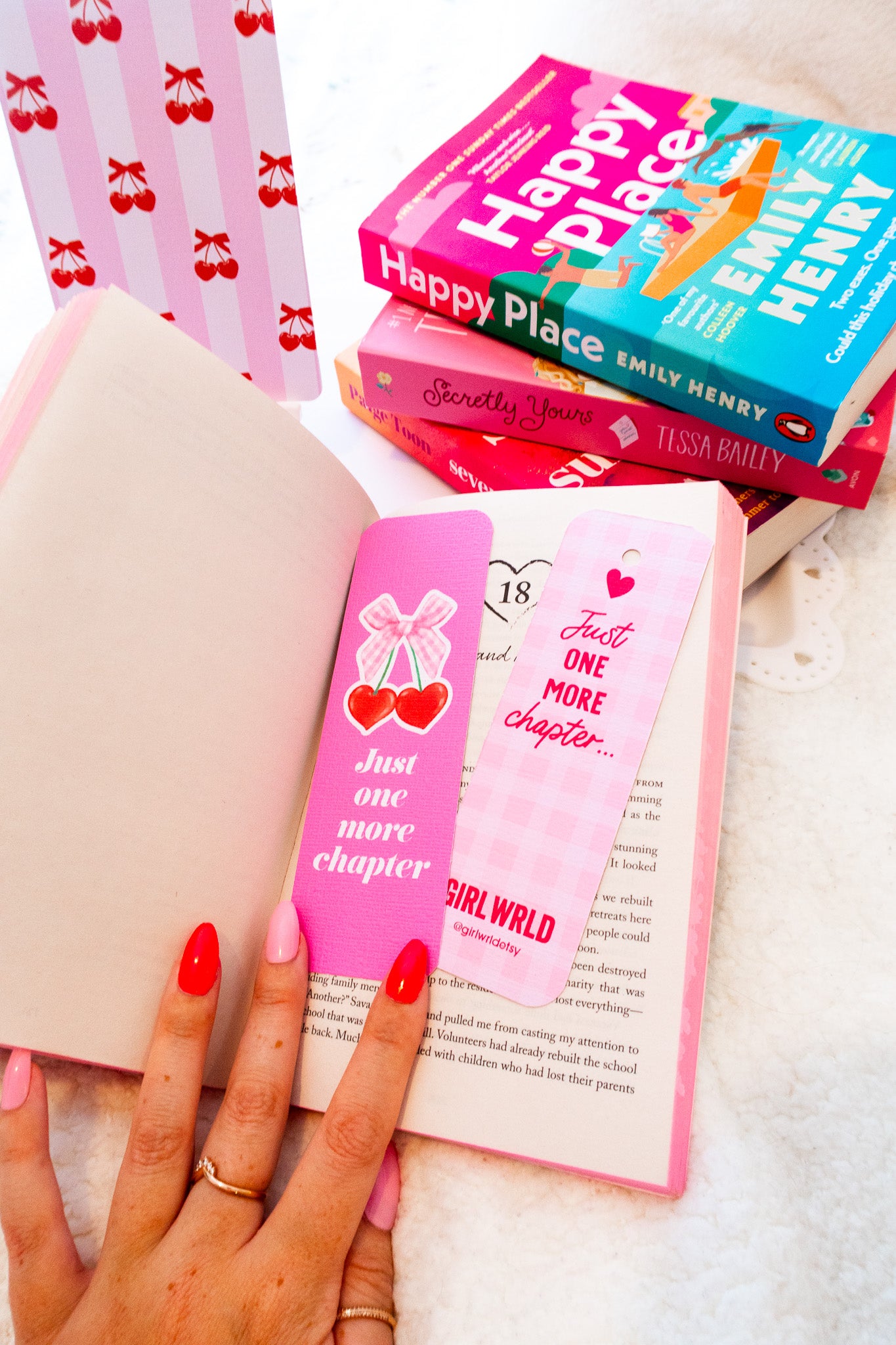 Just One More Chapter Bookmark
