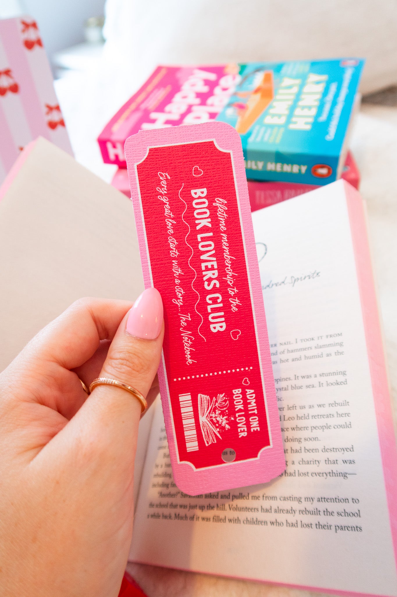 Book Lover Book Club Bookmark