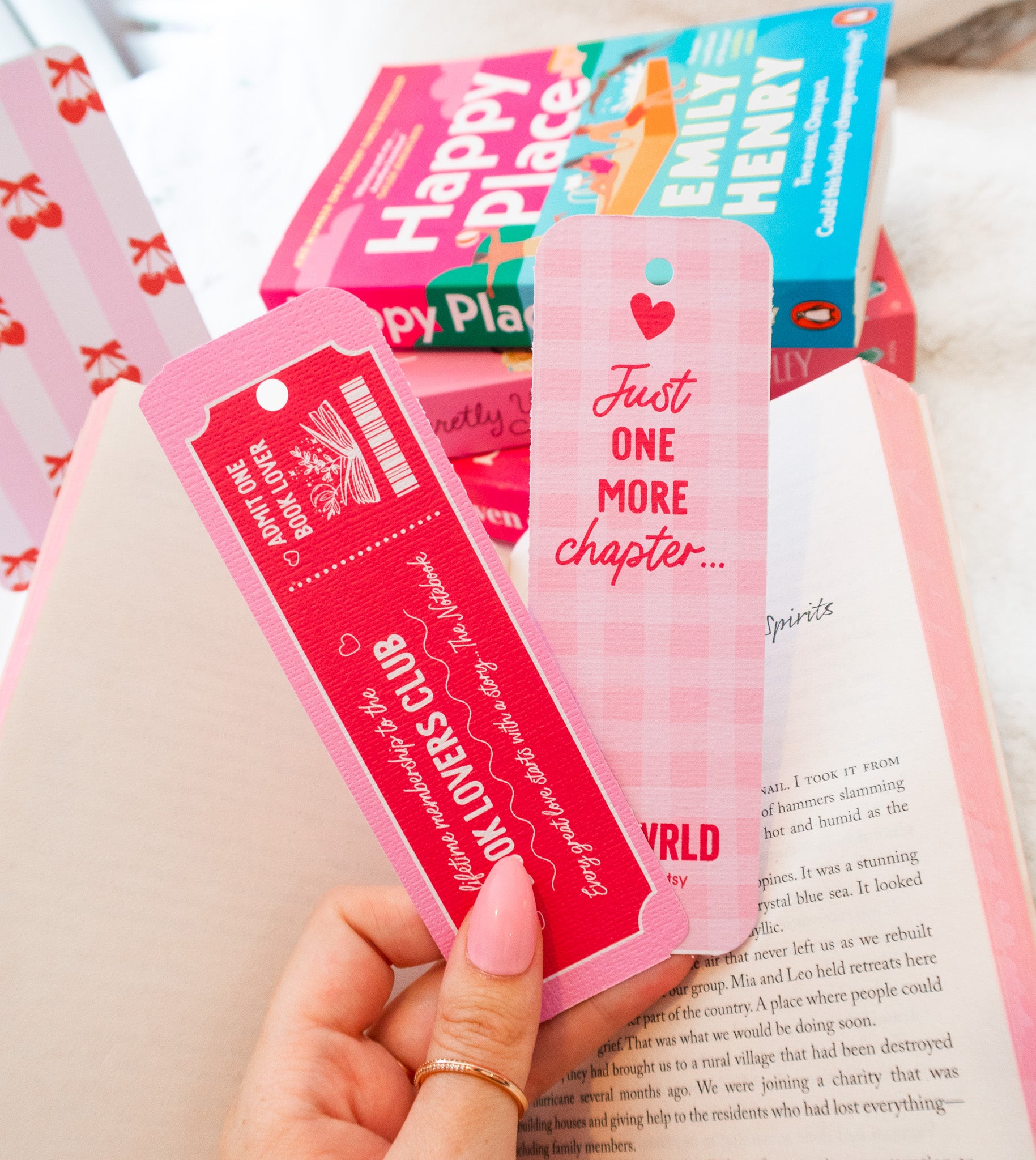 Book Lover Book Club Bookmark