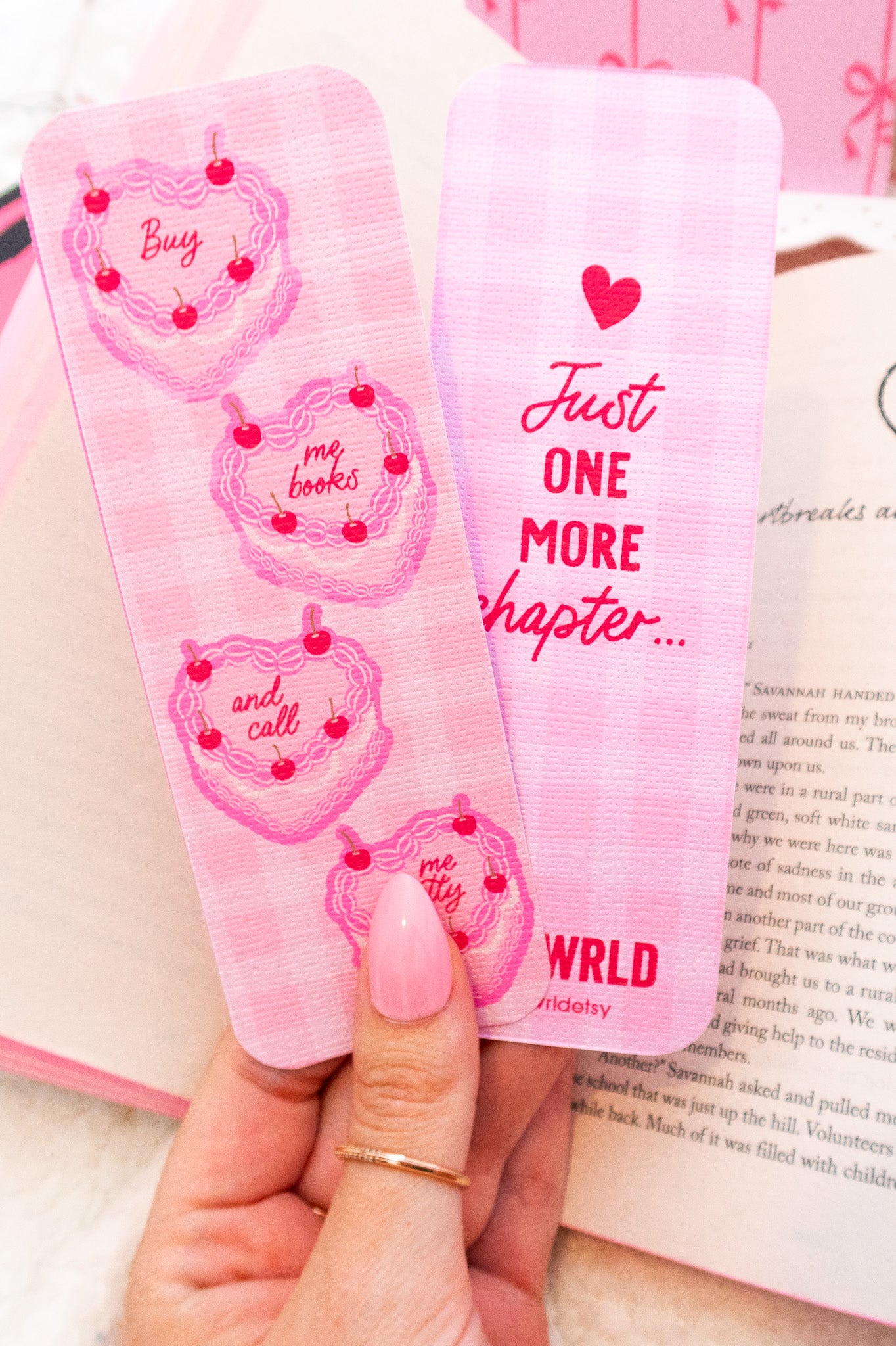 Buy me books and call me pretty Bookmark