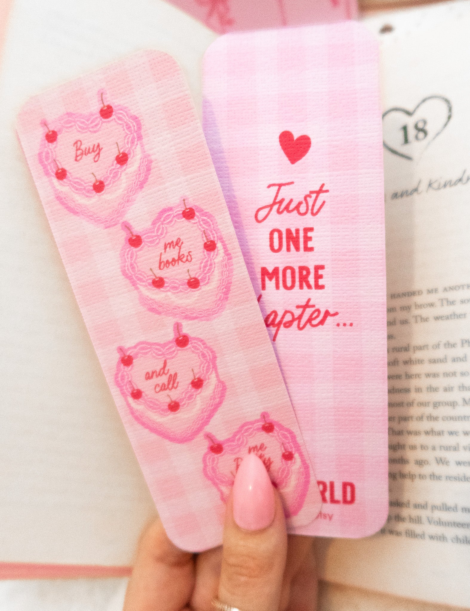 Buy me books and call me pretty Bookmark