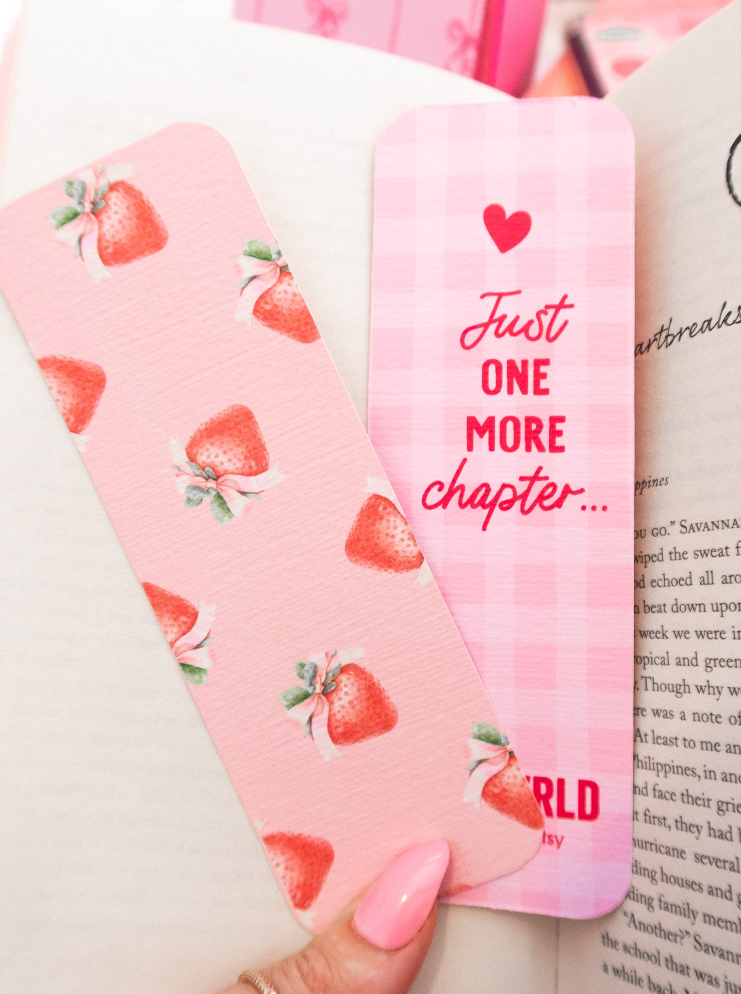 Strawberry Bookmark