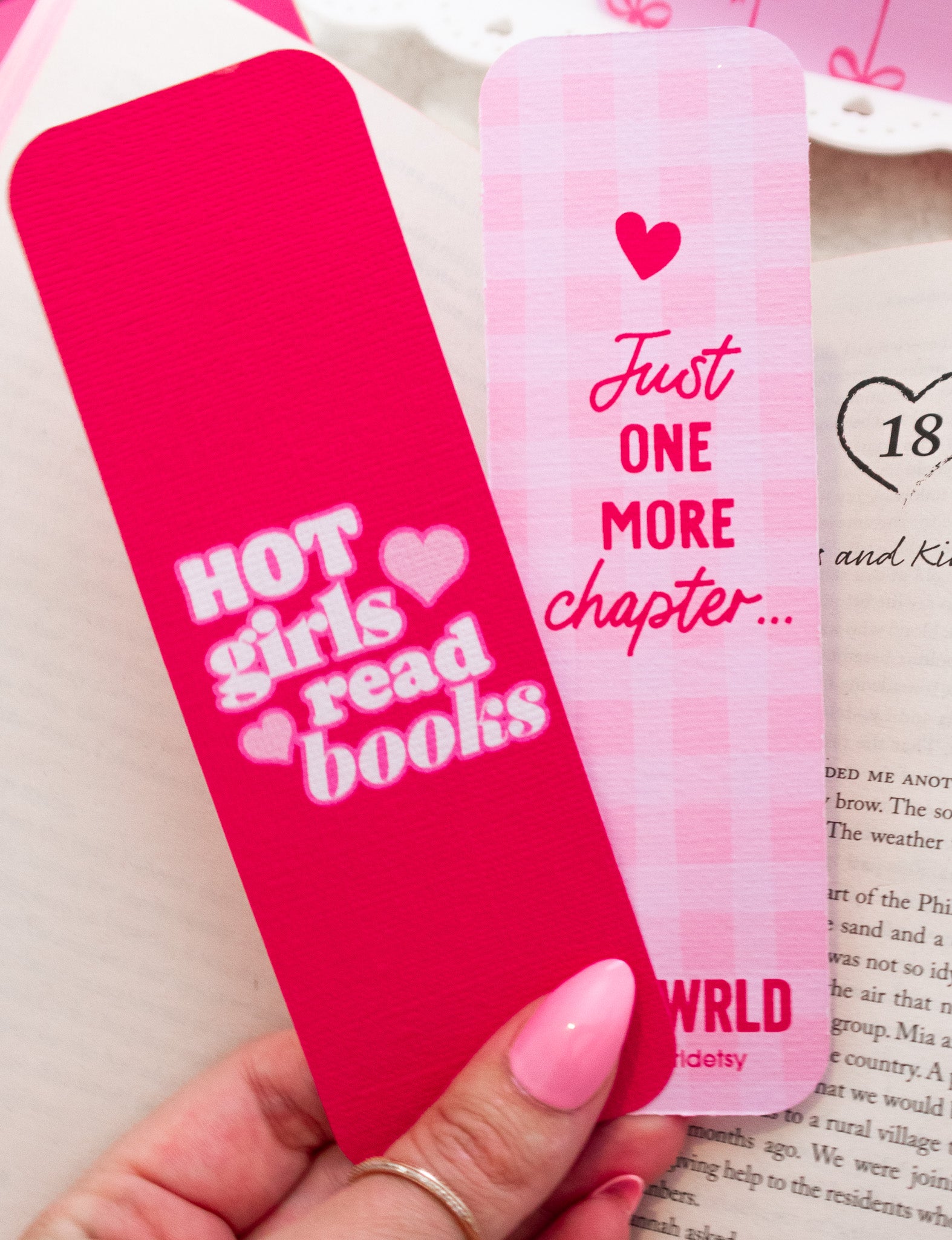 Hot Girls Read Bookmark