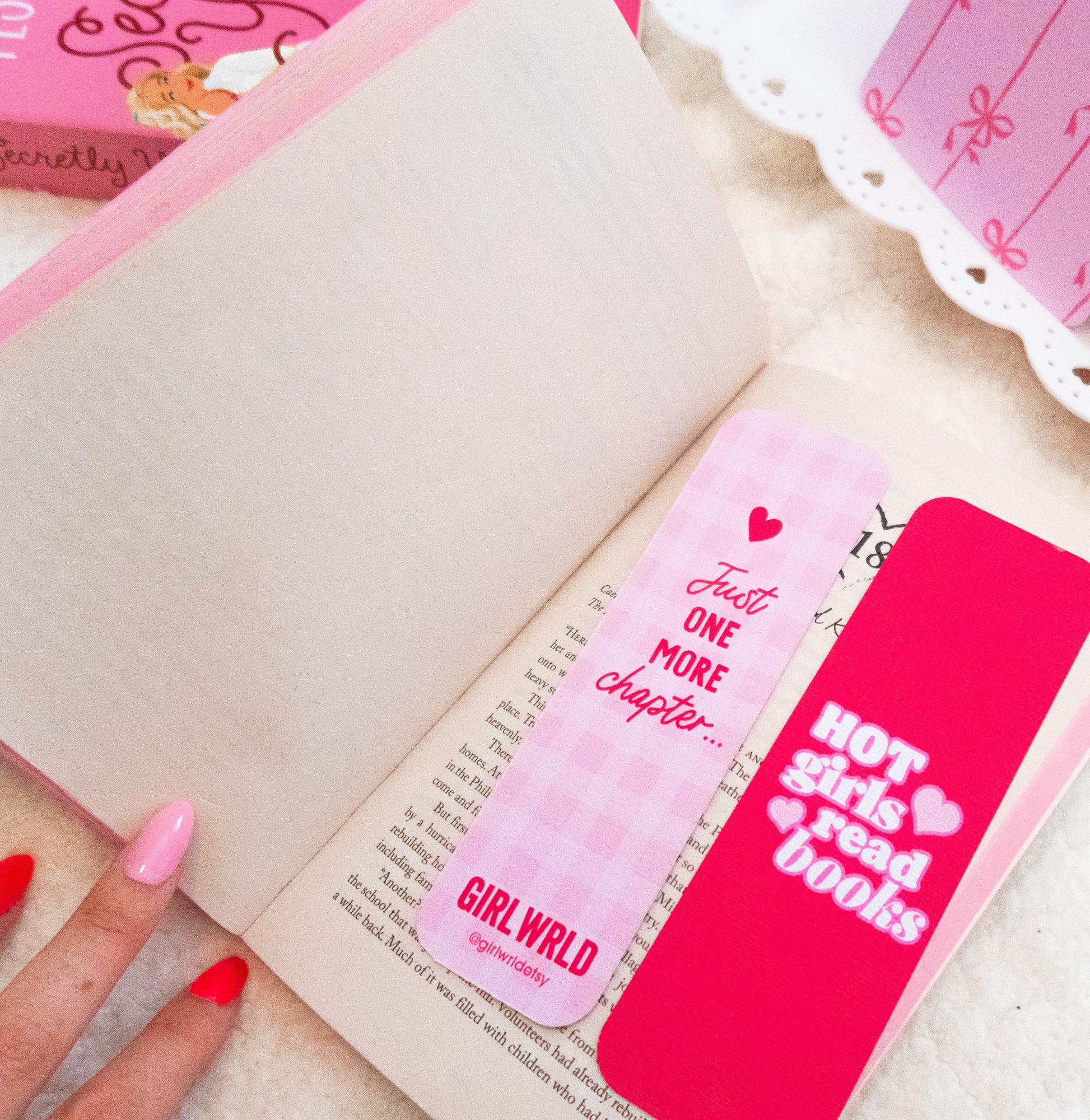 Hot Girls Read Bookmark
