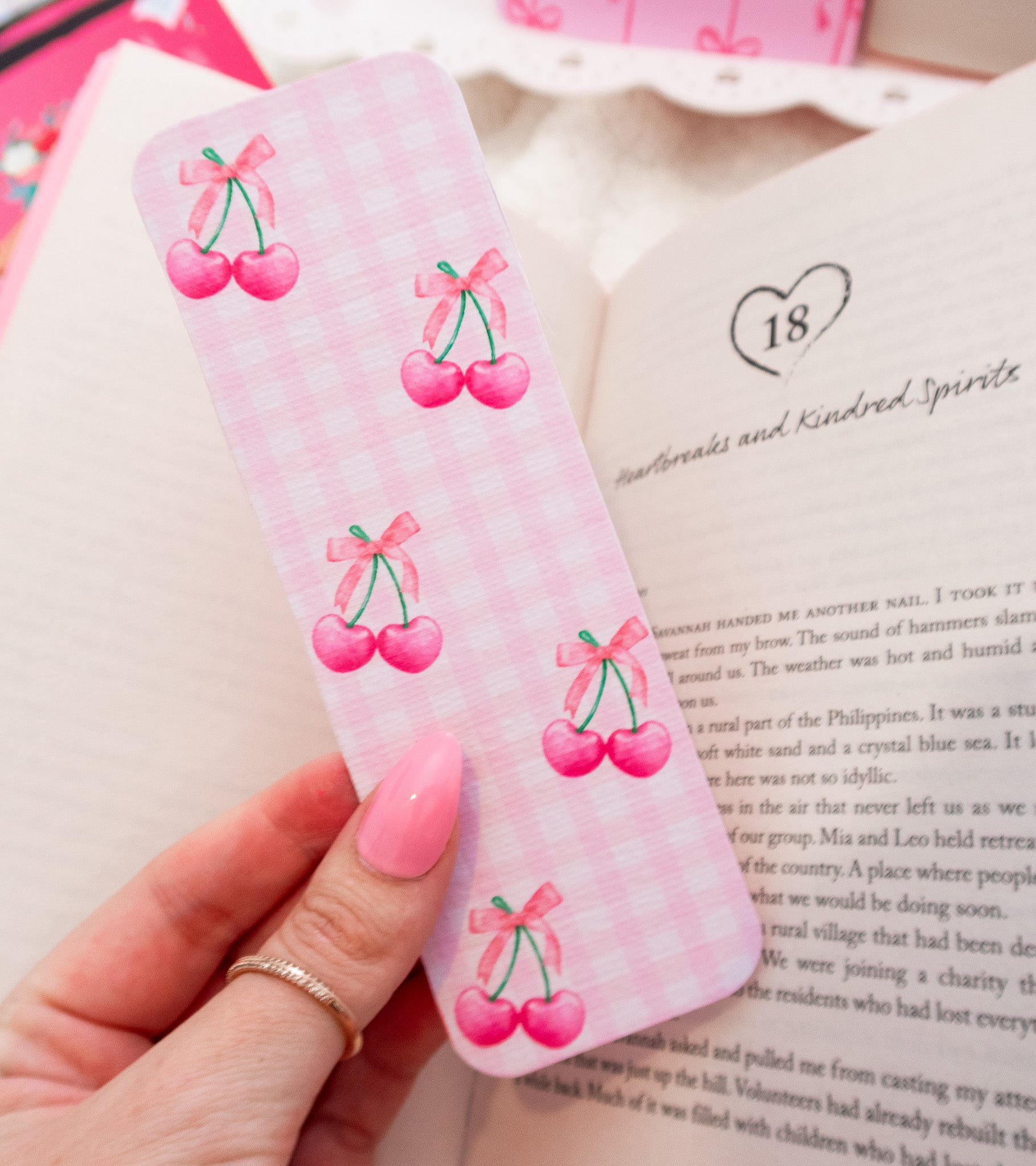 Coquette Cherry Bookmark