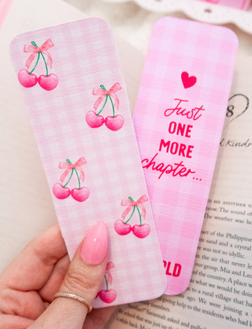 Coquette Cherry Bookmark