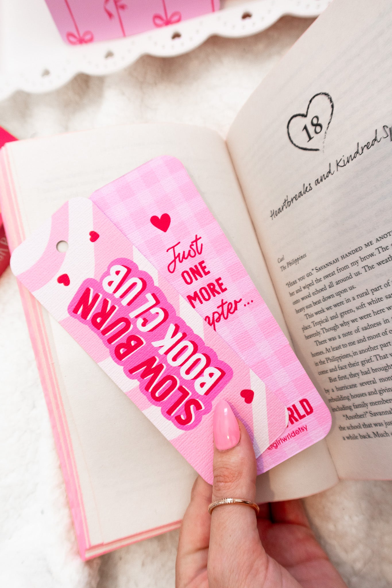 Slow Burn Book Club Bookmark