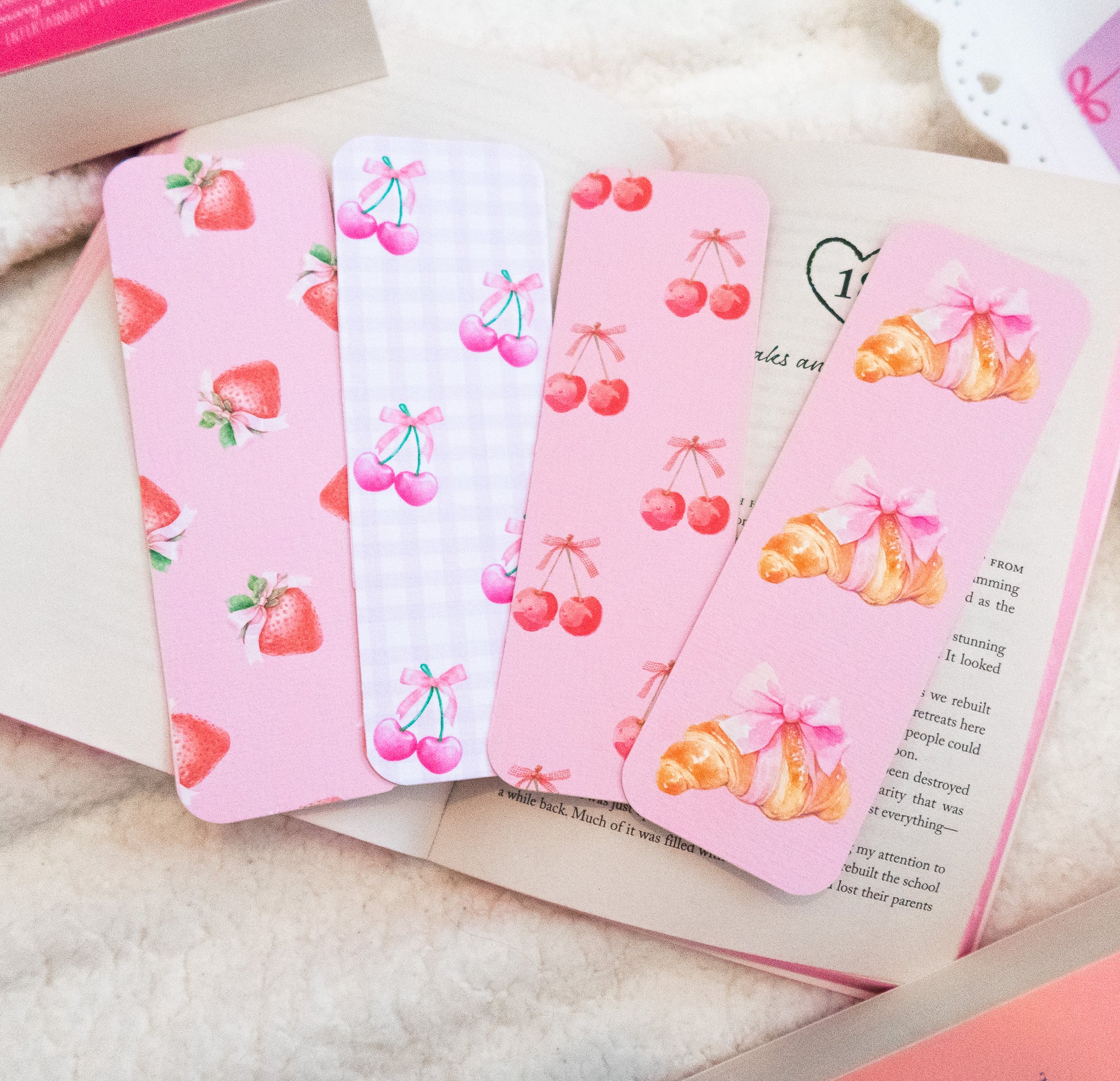 Coquette Cherry Bookmark