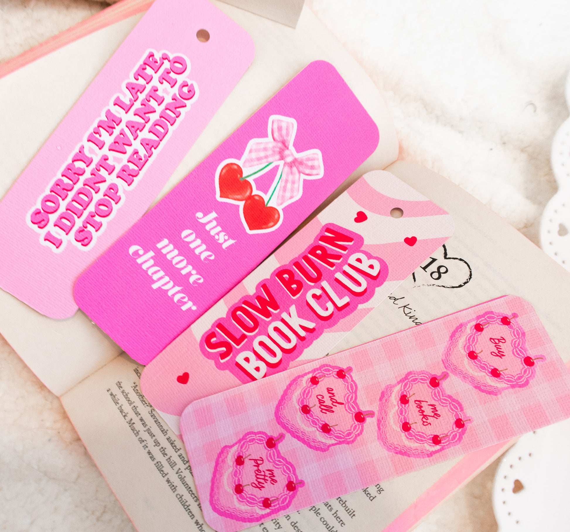 Slow Burn Book Club Bookmark