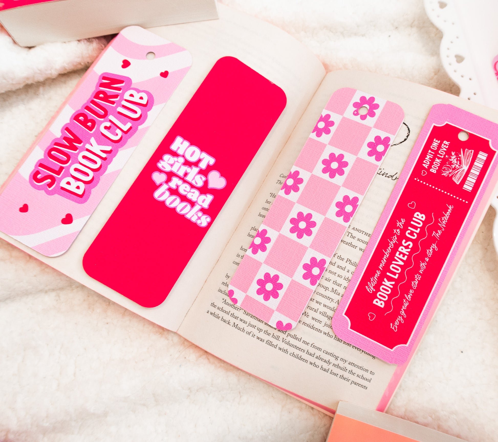 Book Lover Book Club Bookmark