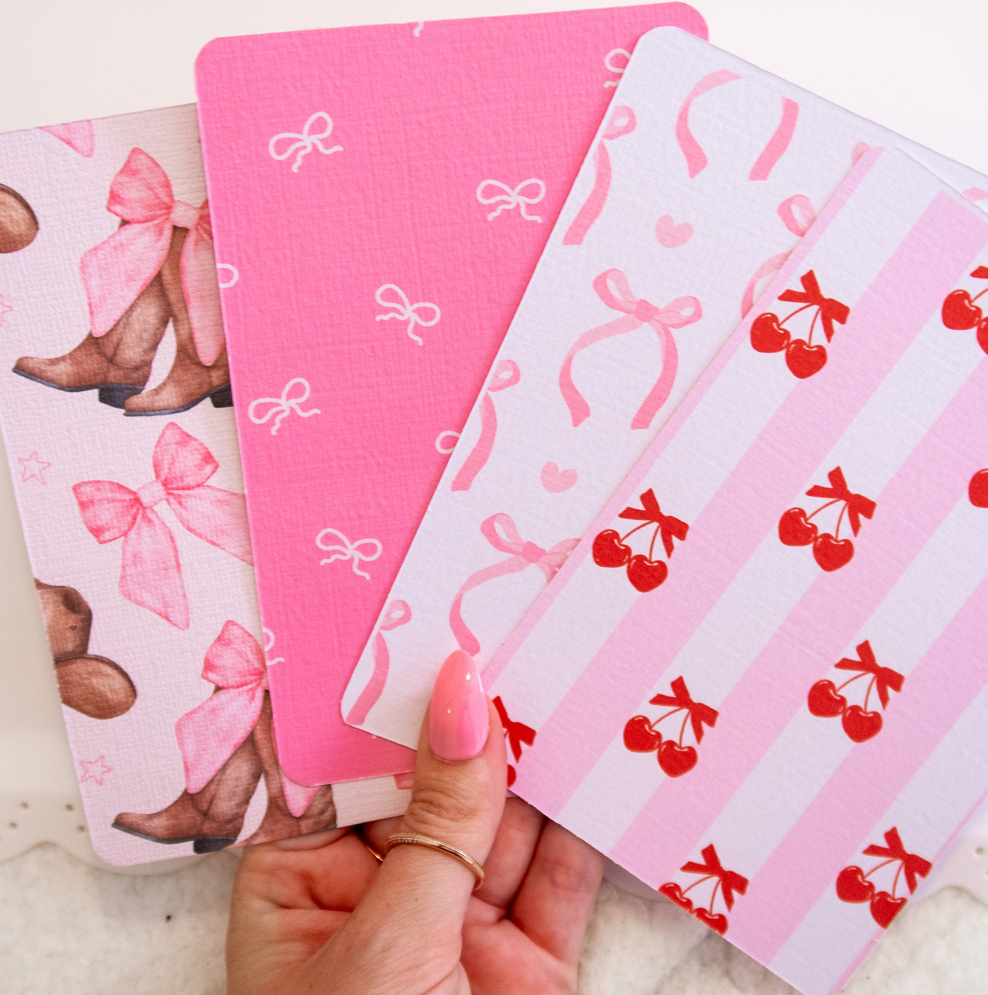 Pink Double Sided Kindle Inserts