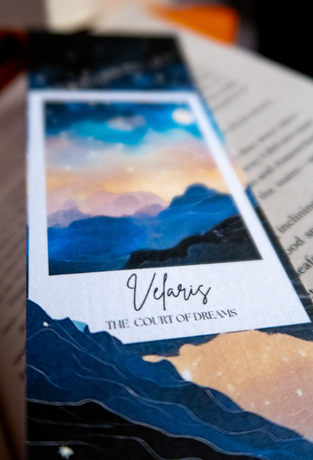 ACOTAR Mega Fan set of 4 bookmarks, Spring, Dawn and Night court, Velaris bookmark