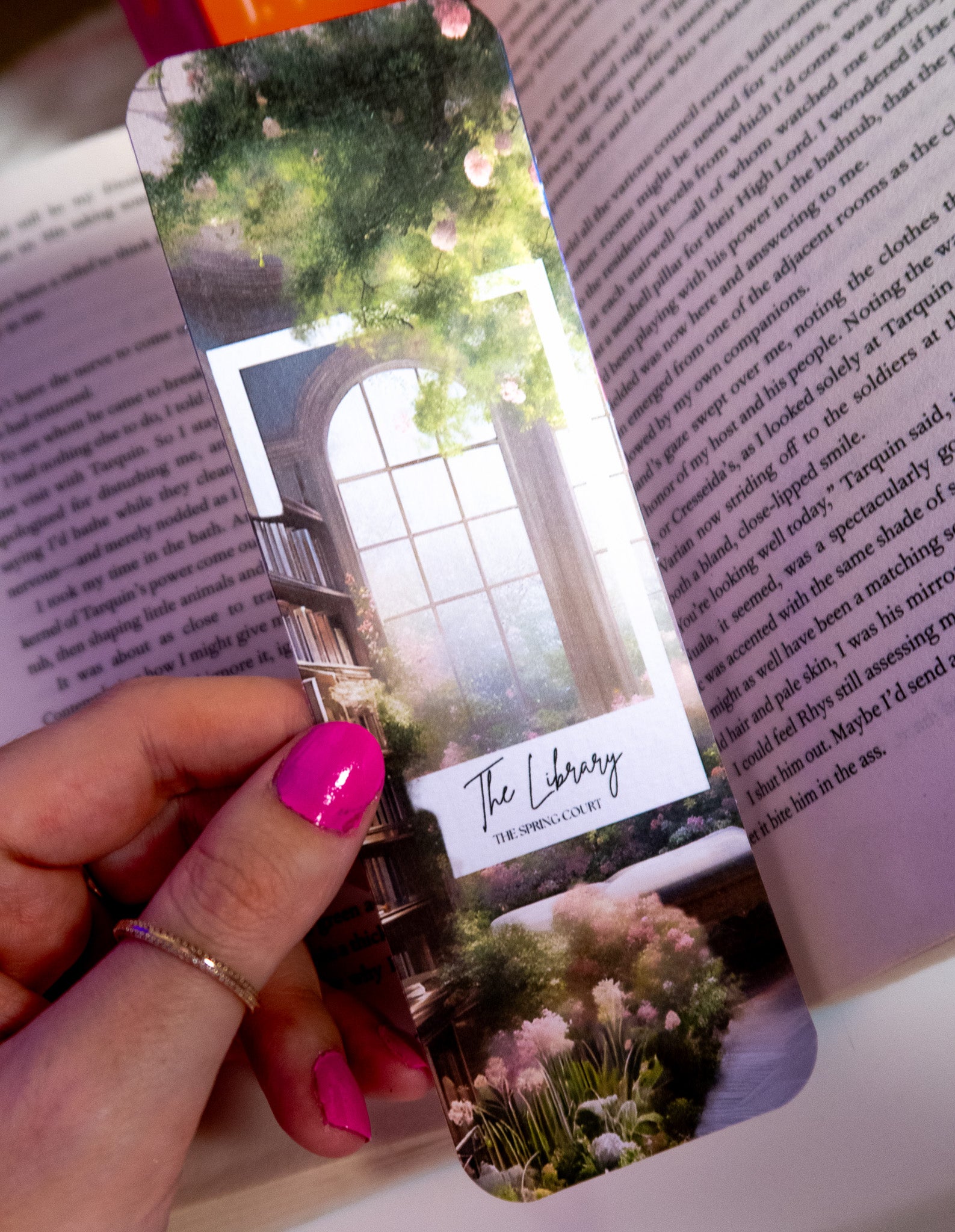 ACOTAR Mega Fan set of 4 bookmarks, Spring, Dawn and Night court, Velaris bookmark