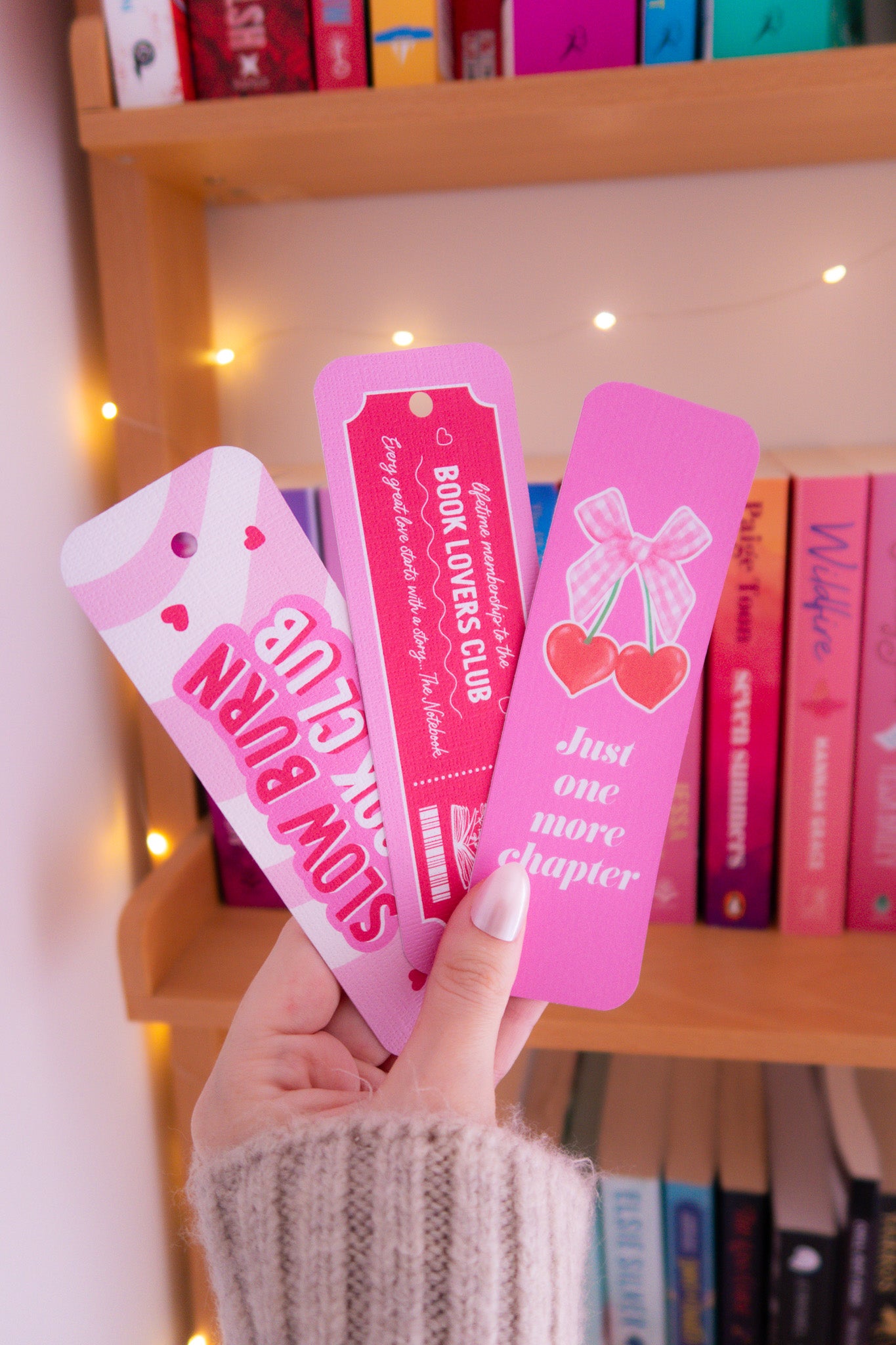 Slow Burn Book Club Bookmark
