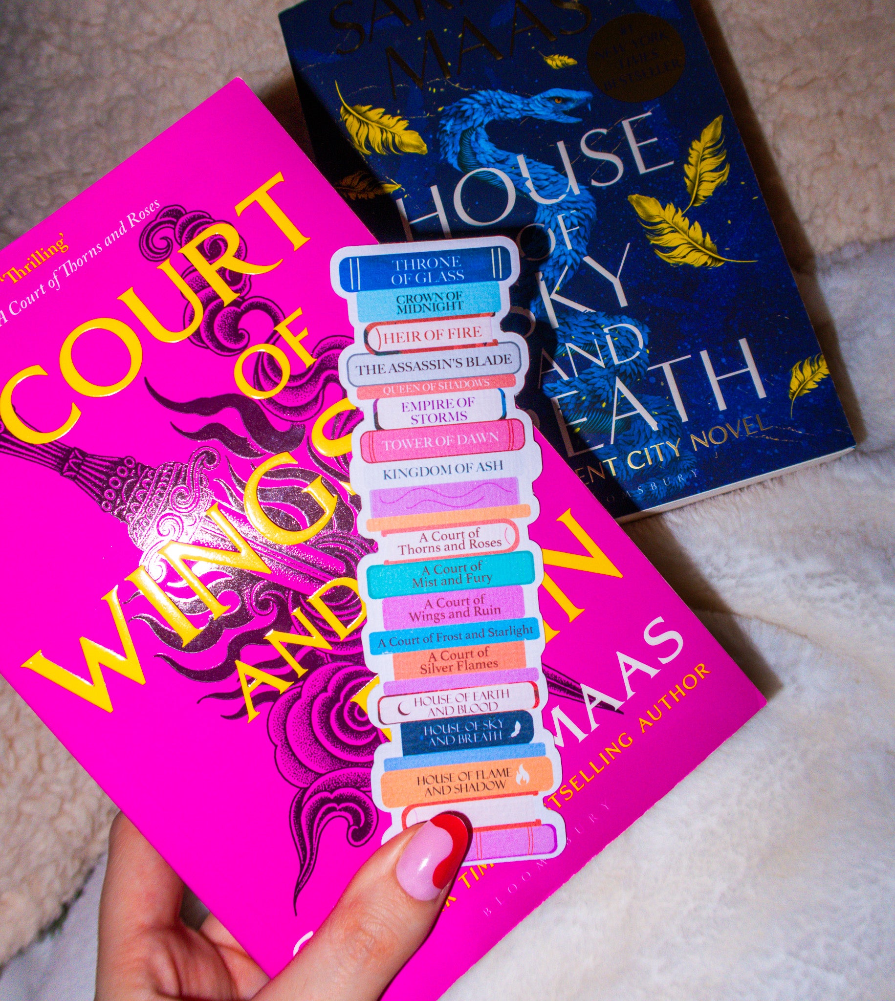 Sarah J Maas Fan Handmade Bookmark