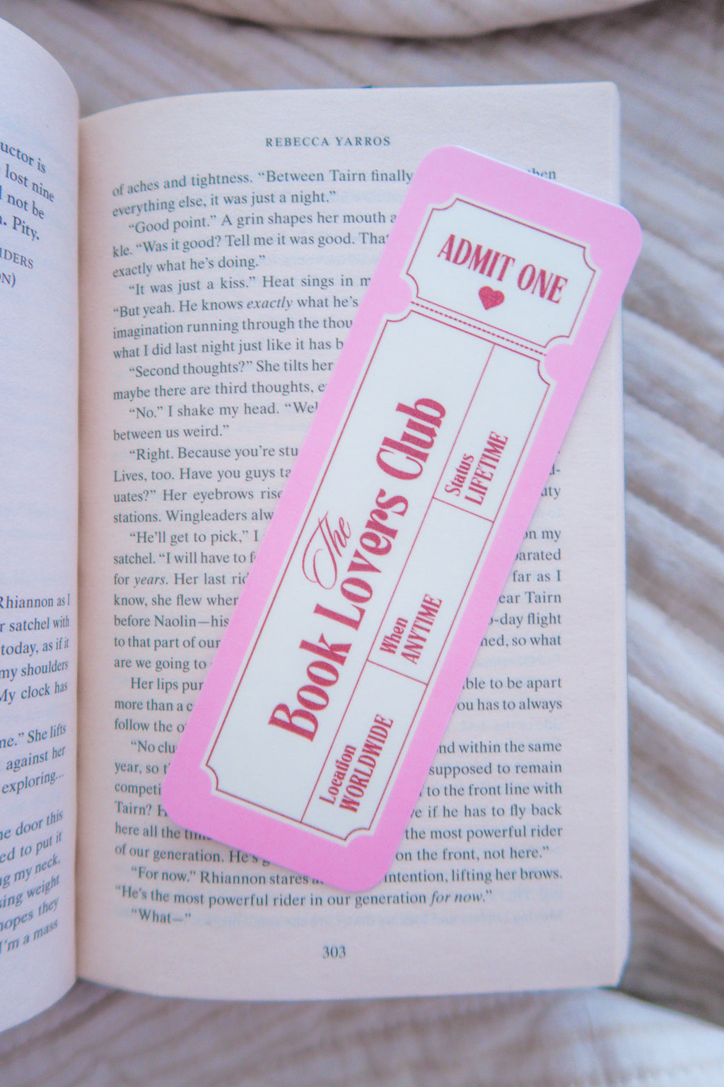 Book Lovers Club Bookmark