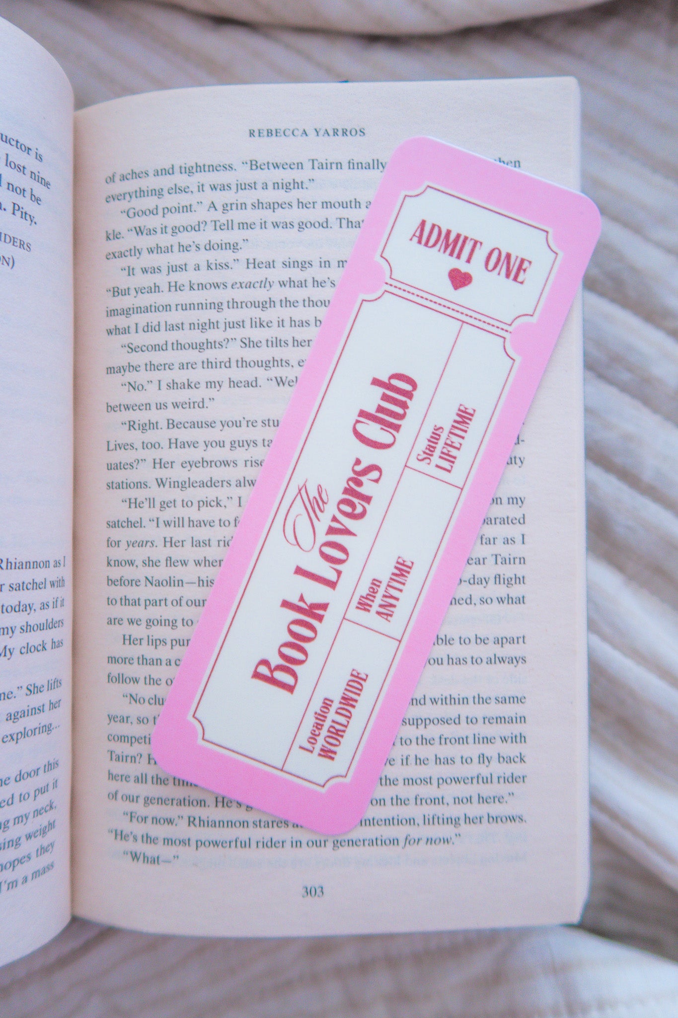 Book Lovers Club Bookmark