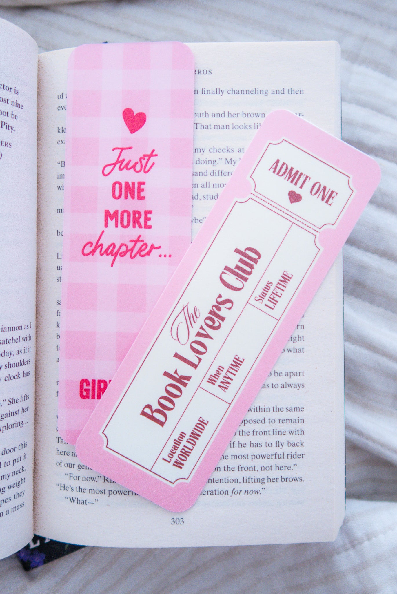 Book Lovers Club Bookmark