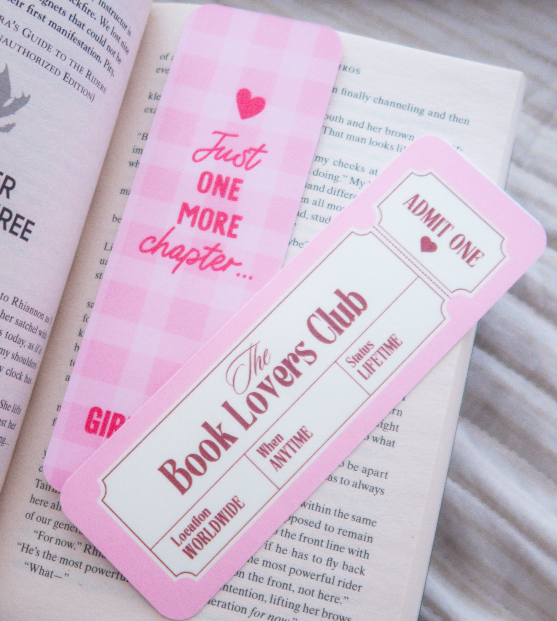 Book Lovers Club Bookmark