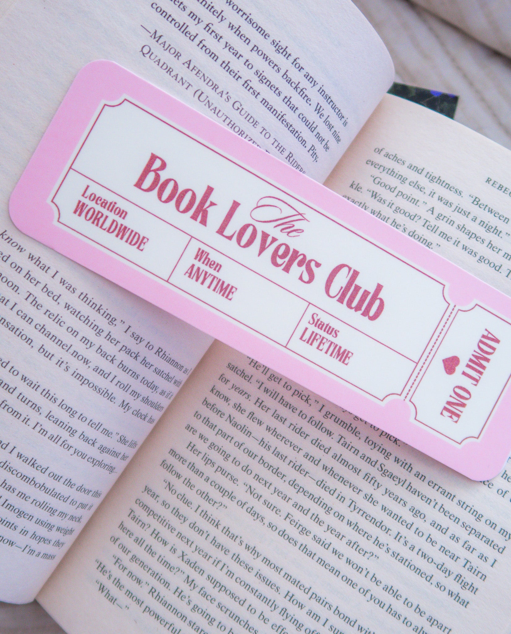 Book Lovers Club Bookmark