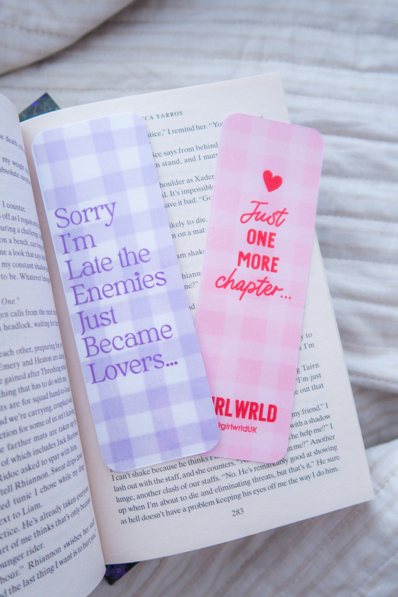 Enemies to Lovers Bookmark
